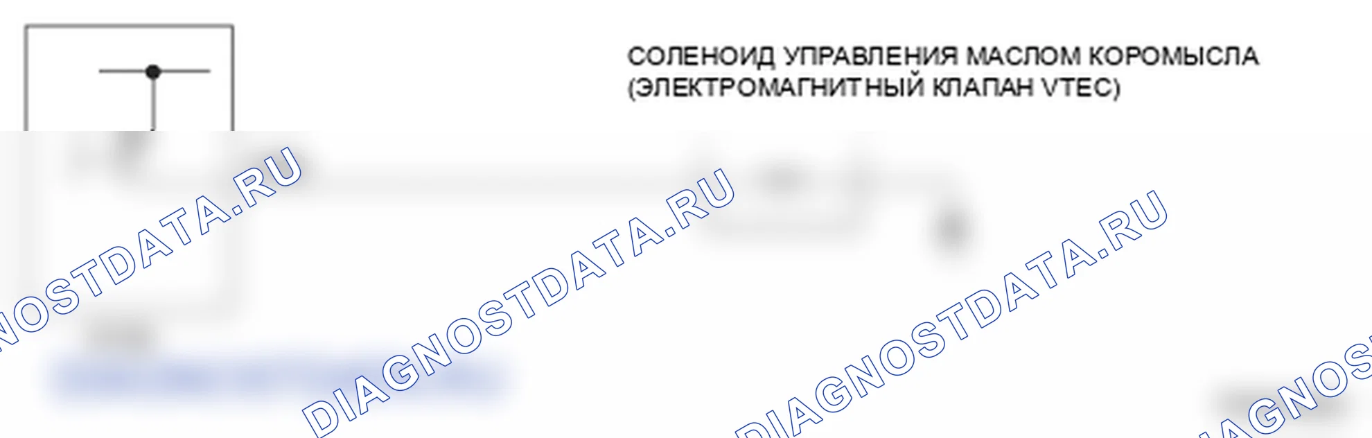 Рис. 318: Соленоид управления маслом коромысла (тип двигателя J35A6) - принципиальная схема. Honda Ridgeline I