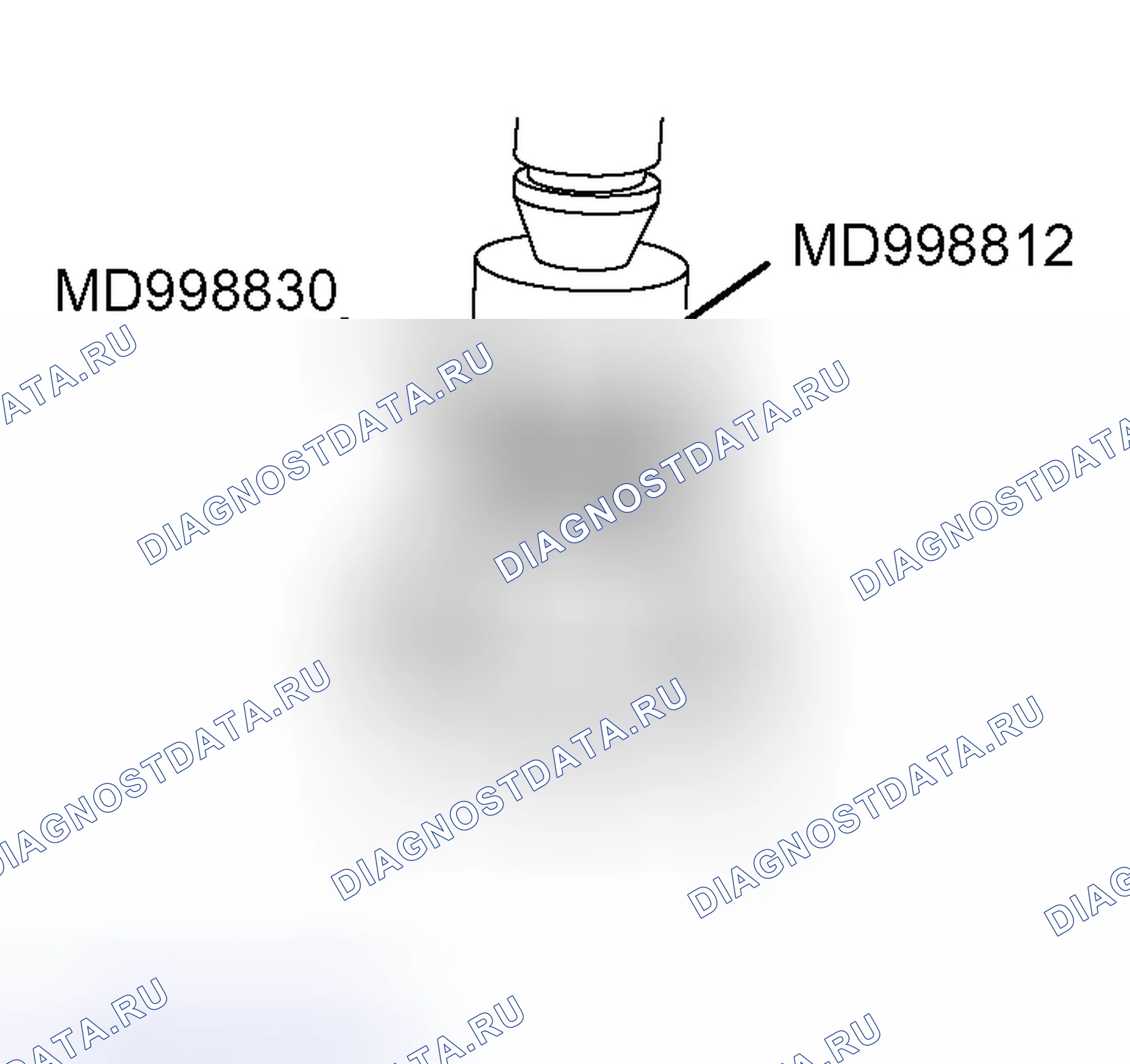 Рис. 95: > > A < < МОНТАЖ КОНИЧЕСКОГО РОЛИКОПОДШИПНИКА. Mitsubishi Outlander I