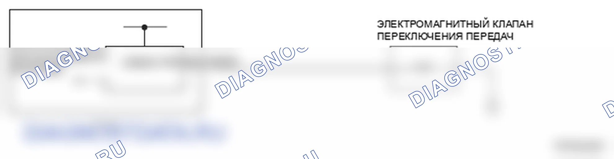 Рис. 246: Электромагнитный клапан переключения передач B - принципиальная схема (короткое замыкание). Honda Ridgeline I