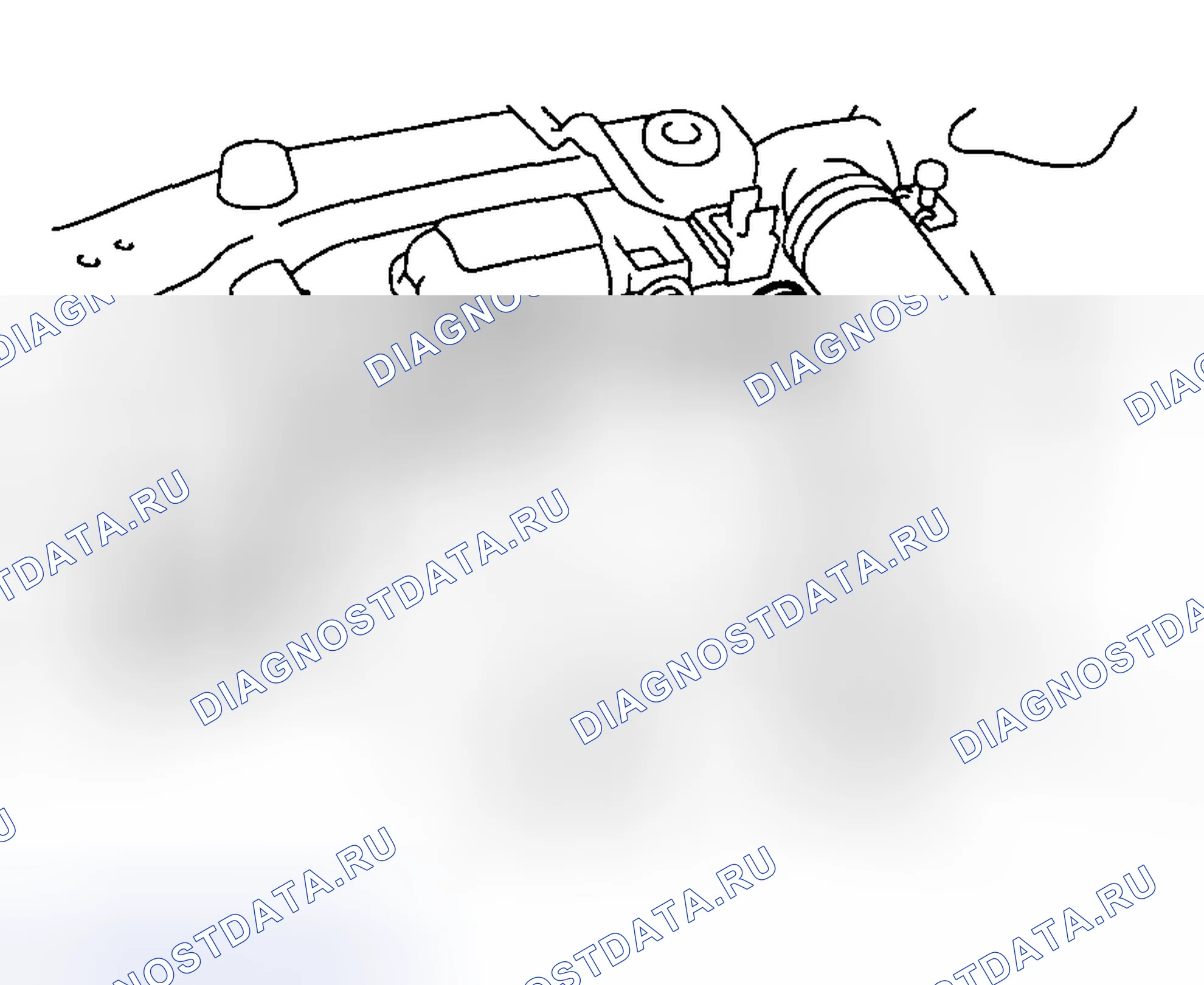 Рис. 150: Идентификация болтов резервуара. Subaru Outback BH