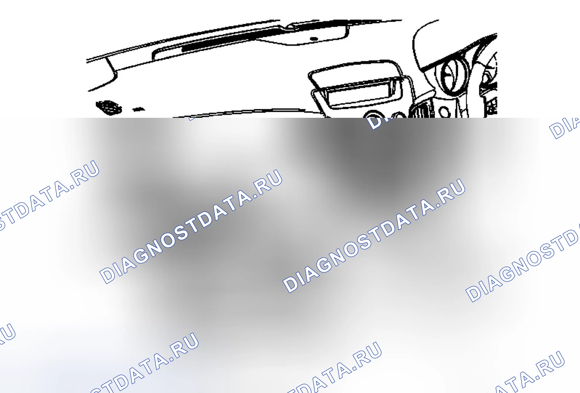 Рис. 92: Замена отсека приборной панели (правый привод). Cadillac CTS II