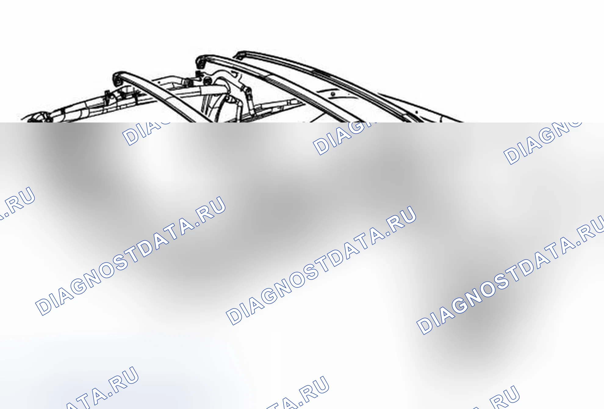 Рис. 26: Складной топ номер 3 Замена лука. Chevrolet Corvette C6