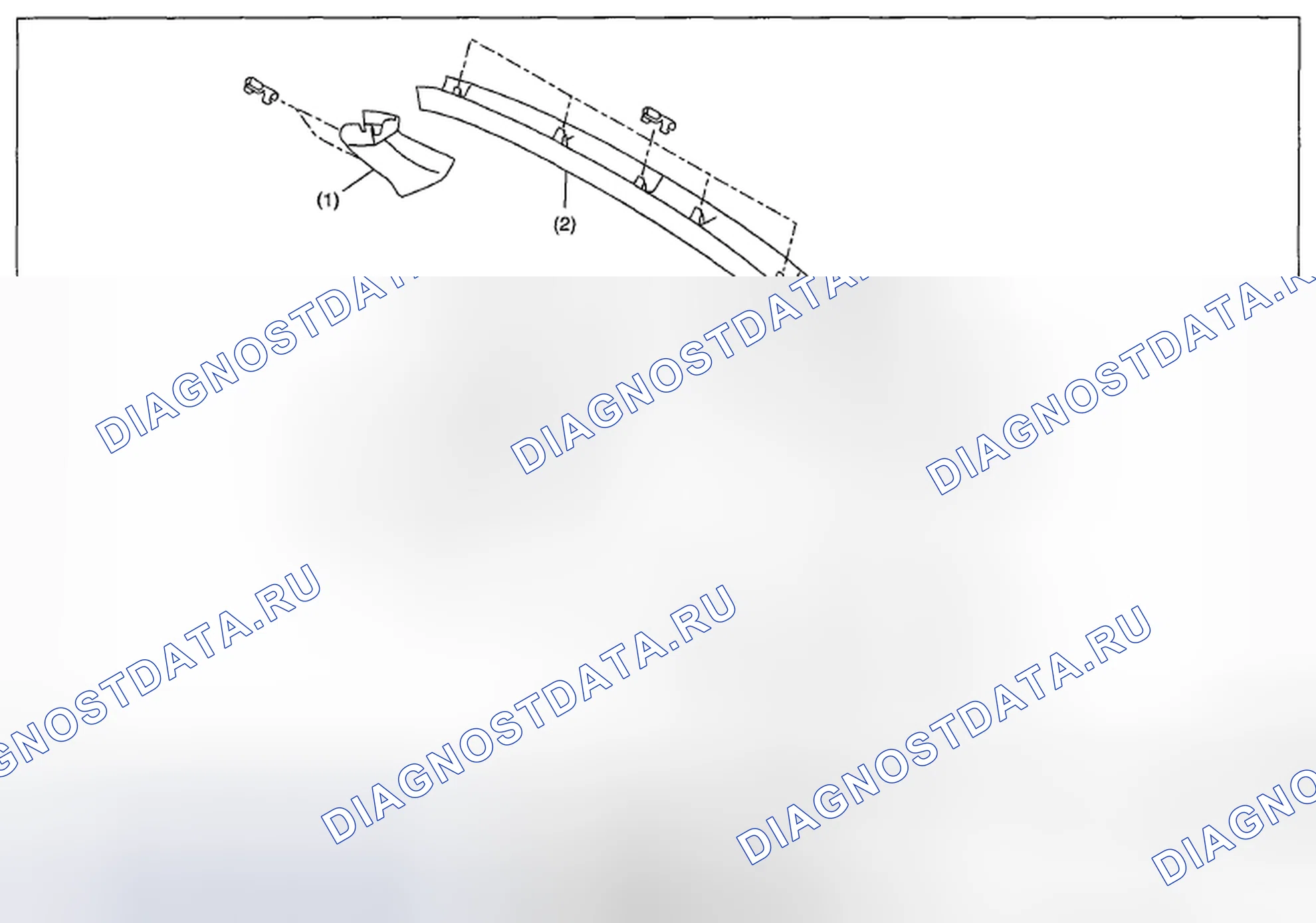 Рис. 26: ОТДЕЛКА ЗАДНИХ ВОРОТ. Subaru Legacy BM/BR