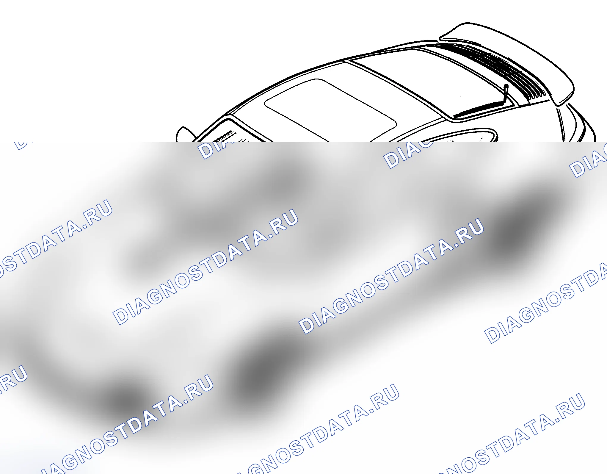 Рис. 50: Снятие и установка крышки подоконника. Porsche 911 GT2 996