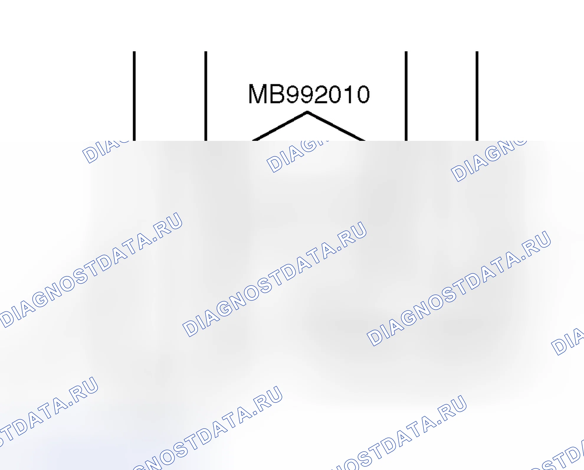 Рис. 186: < < B > > ДЕМОНТАЖ ПОРШНЯ И ШАТУНА В СБОРЕ. Mitsubishi Endeavor I