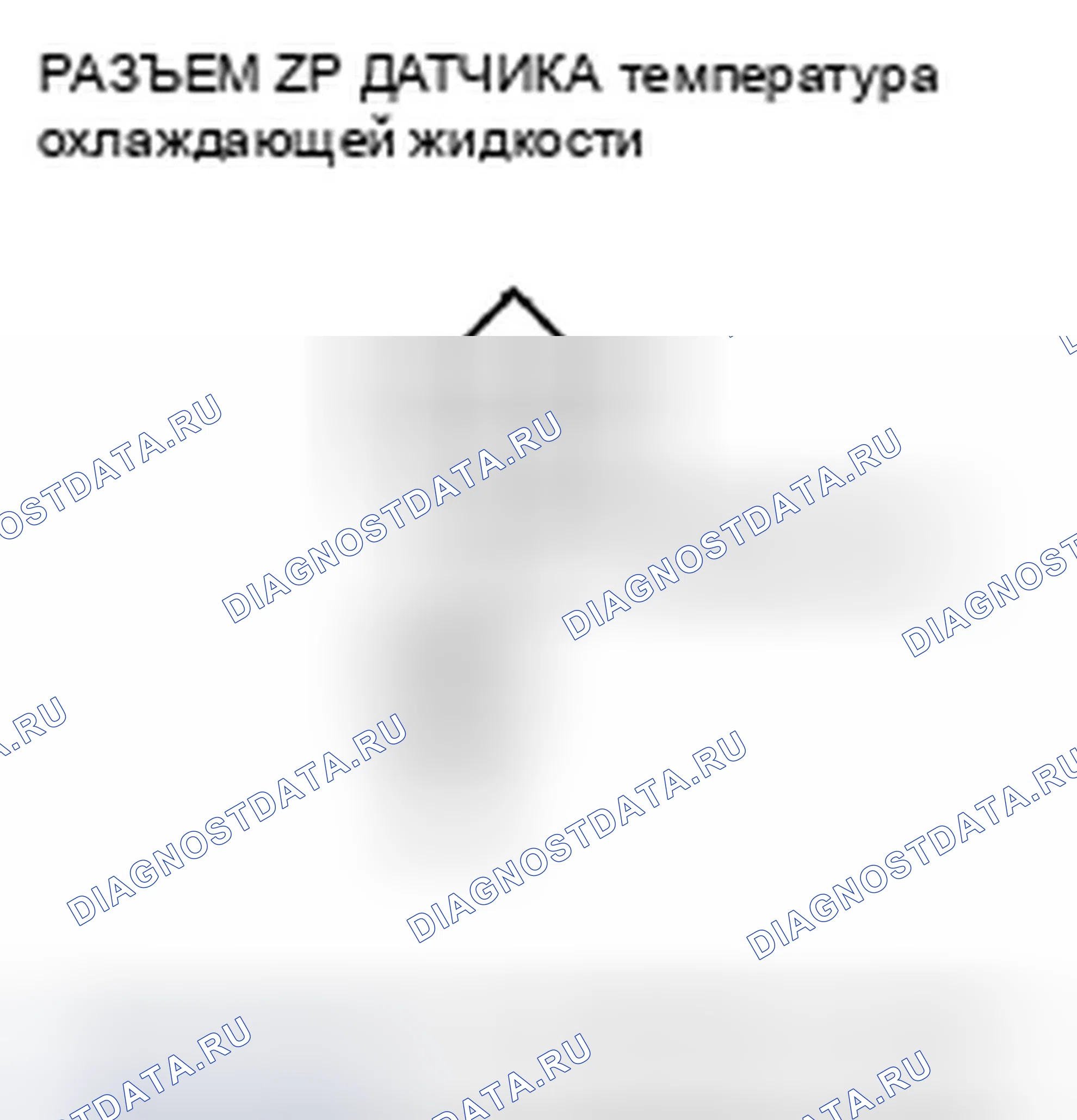 Рис. 81: P0117 расшифровка кода ошибки: низковольтная цепь датчика 1 температура охлаждающей жидкости. Honda Fit GE