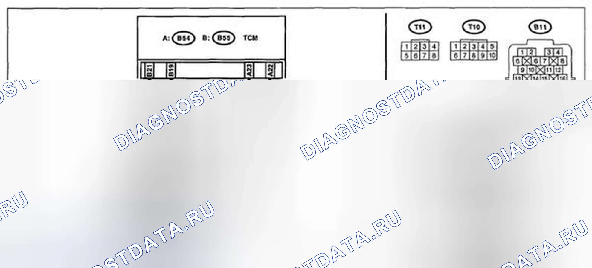 Рис. 636: электросхема. Subaru Legacy BM/BR