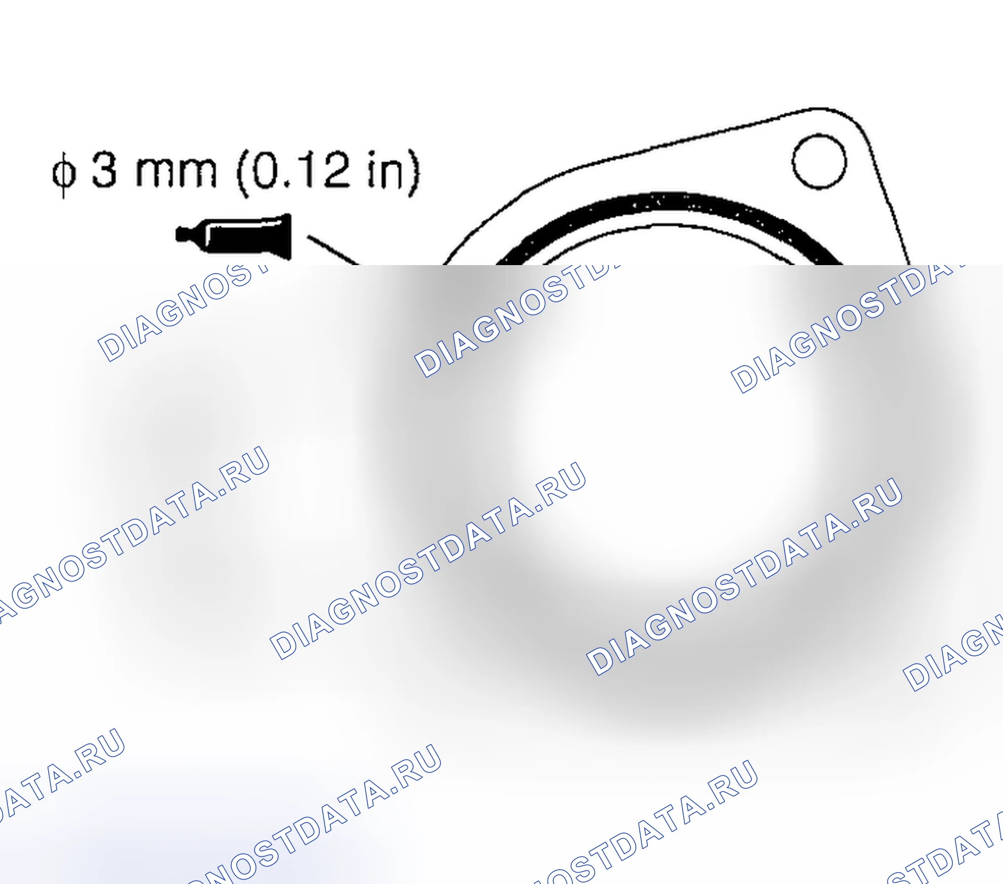 Рис. 187: > > B < < МОНТАЖ ФИТИНГА ДЛЯ ВЫПУСКА ВОДЫ. Mazda MX-30 I