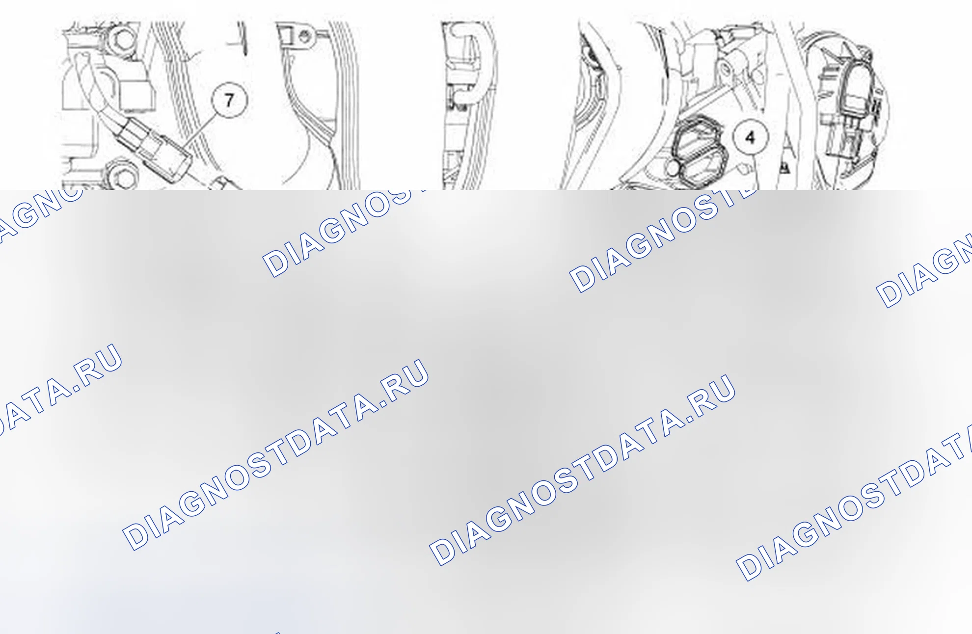 Рис. 29: Впускной коллектор. Ford Focus II рестайлинг