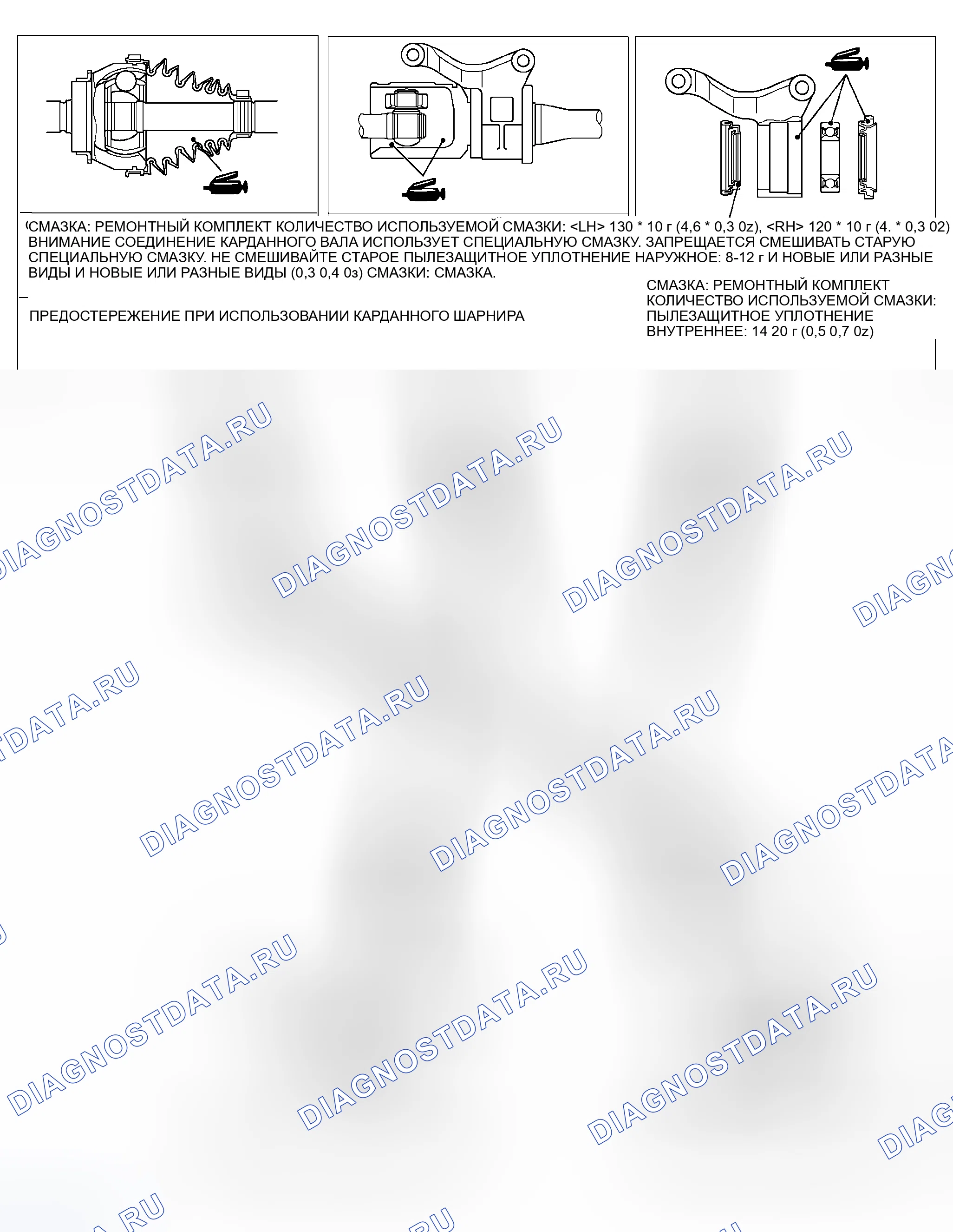 Рис. 83: ТОЧКИ СМАЗКИ. Mitsubishi Lancer Evolution IX