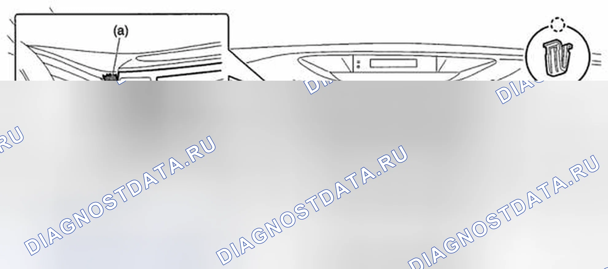 Рис. 67: УЗЕЛ ЦЕНТРАЛЬНОЙ ПАНЕЛИ. Subaru Legacy BM/BR