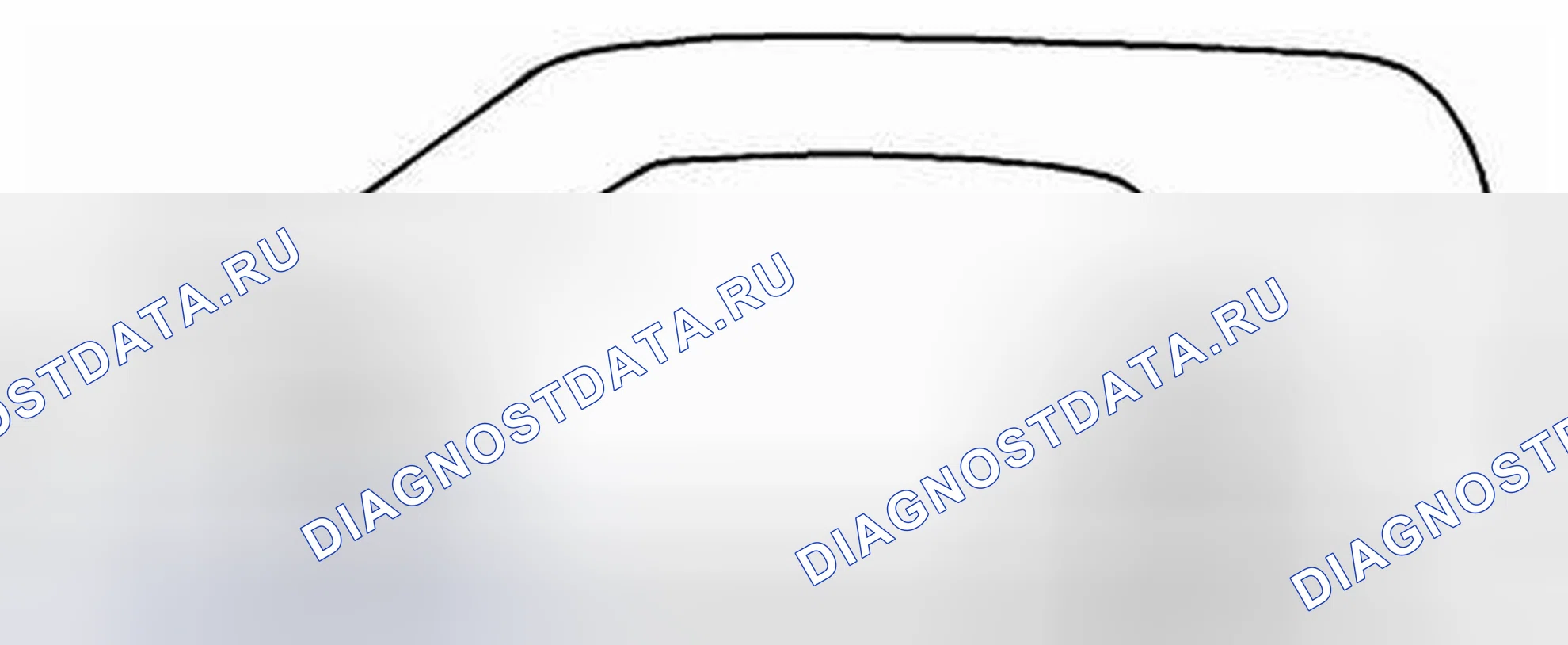 Рис. 9: Измерение размеров P и R. Kia Optima I