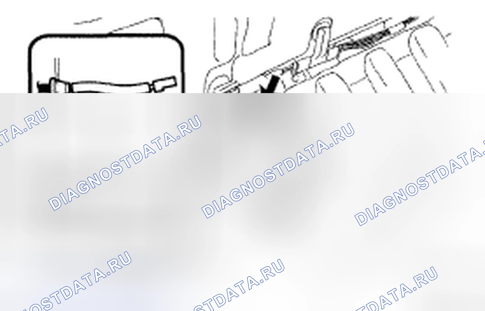 Рис. 150: ДЕМОНТАЖ. Toyota Avalon XX30 рестайлинг
