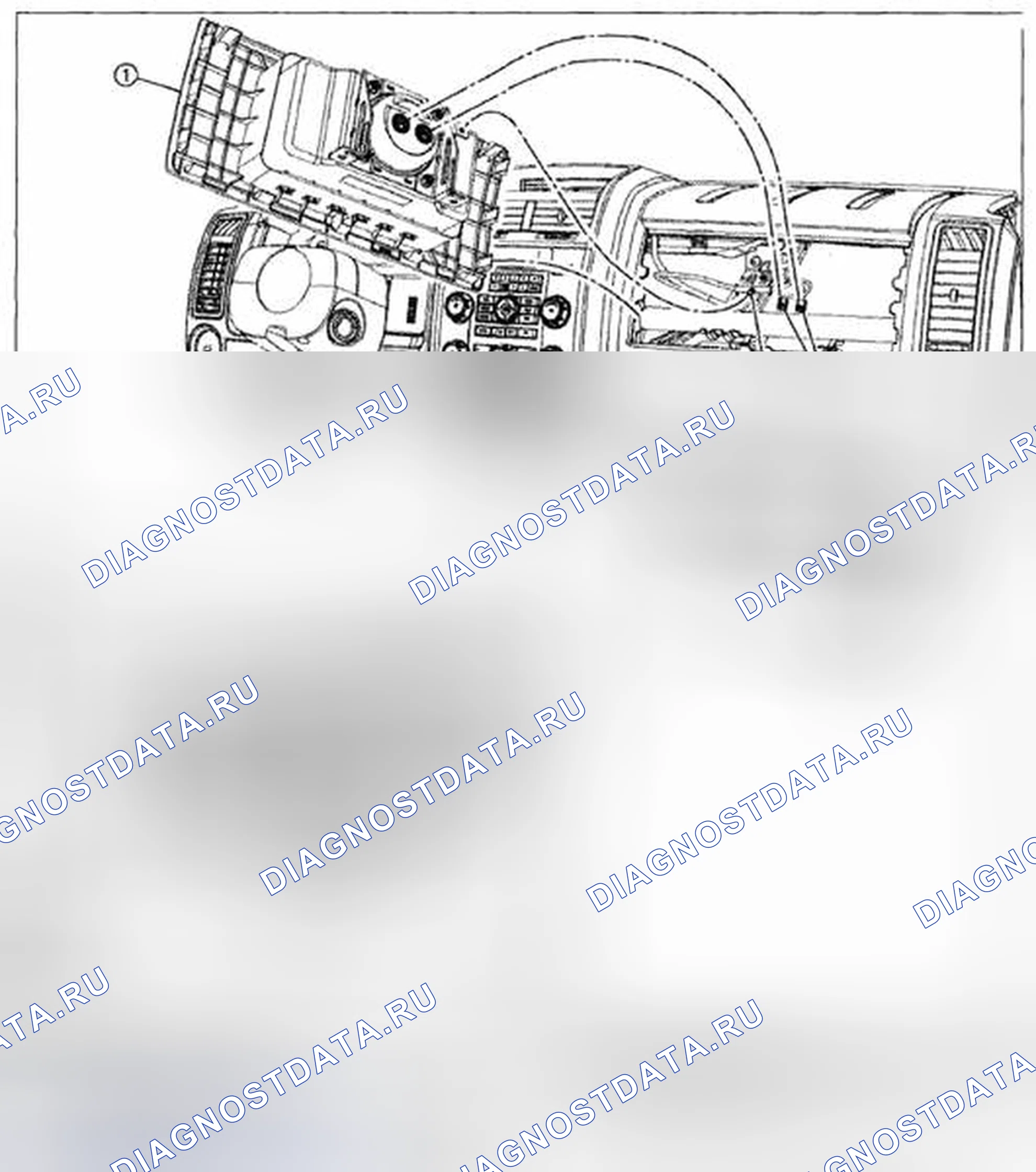 Рис. 53: ДЕМОНТАЖ / МОНТАЖ МОДУЛЯ ПОДУШЕК БЕЗОПАСНОСТИ ДЛЯ ПАССАЖИРОВ. Mazda Tribute II