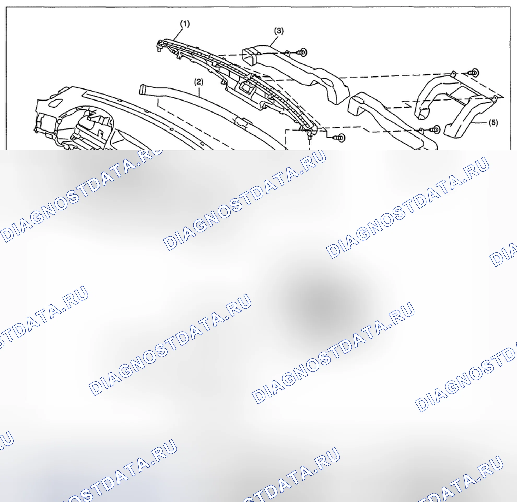 Рис. 84: КАНАЛ НАГРЕВАТЕЛЯ. Subaru Impreza WRX STI GR