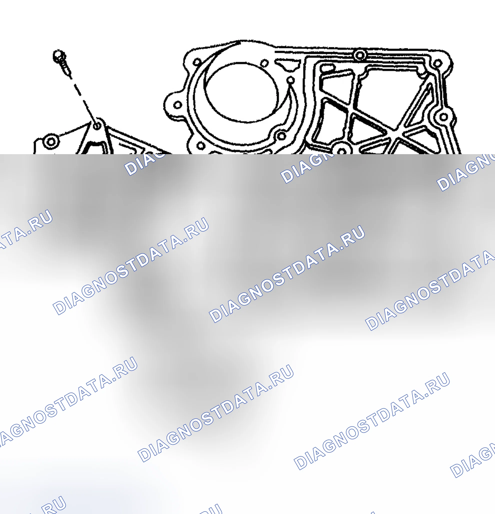 Рис. 1122: Установка масляного насоса. Chevrolet TrailBlazer I