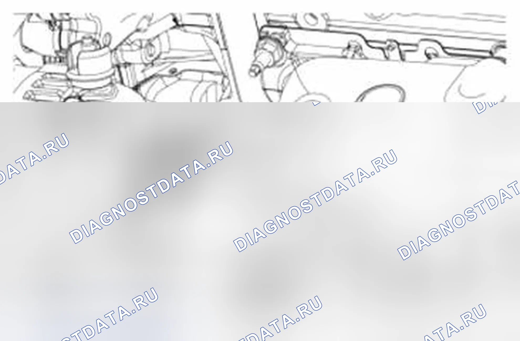 Рис. 1: Охлаждение двигателя. Ford Mustang V рестайлинг 2