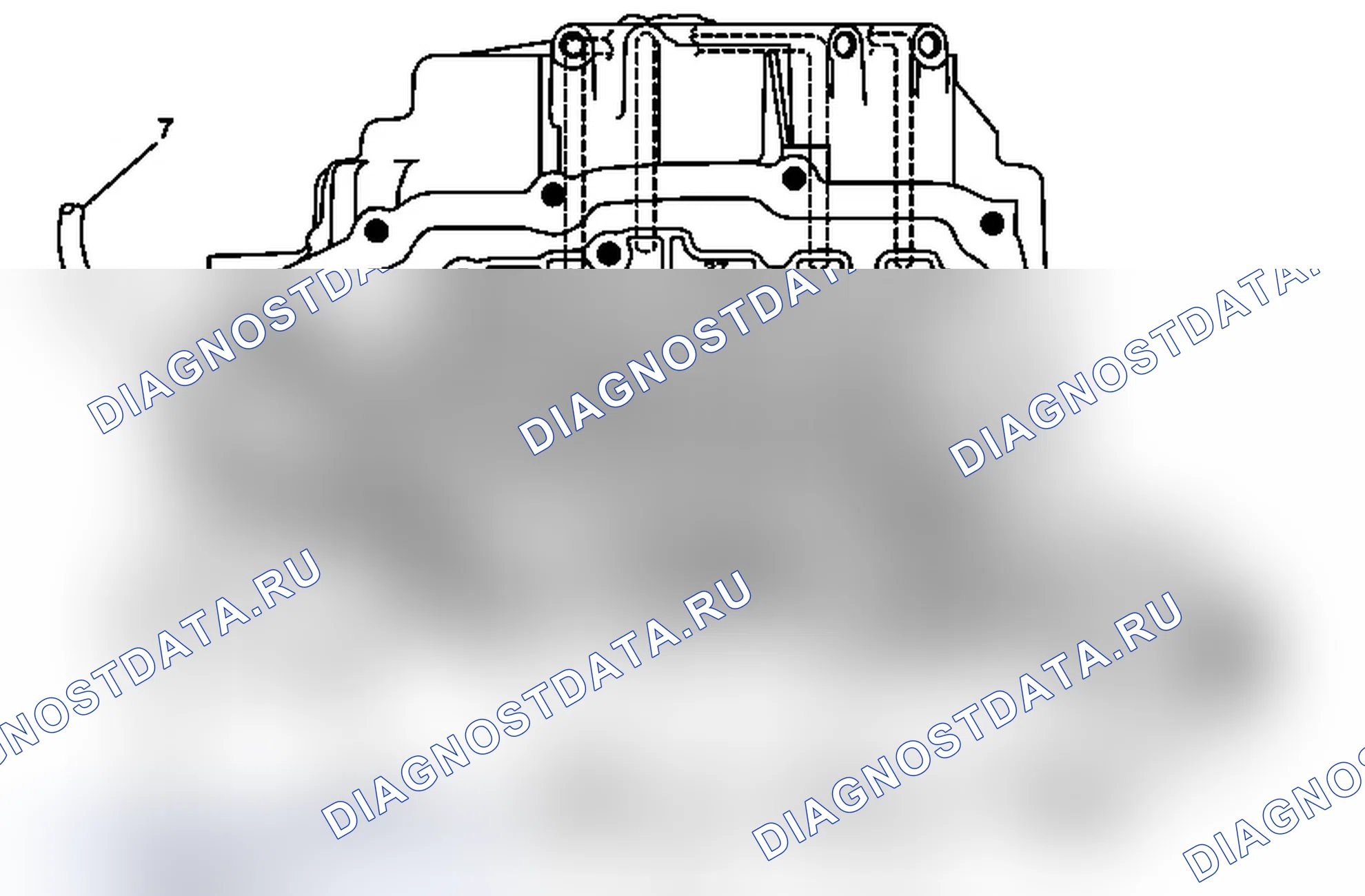 Рис. 550: Каналы для жидкости. Pontiac G6 I final