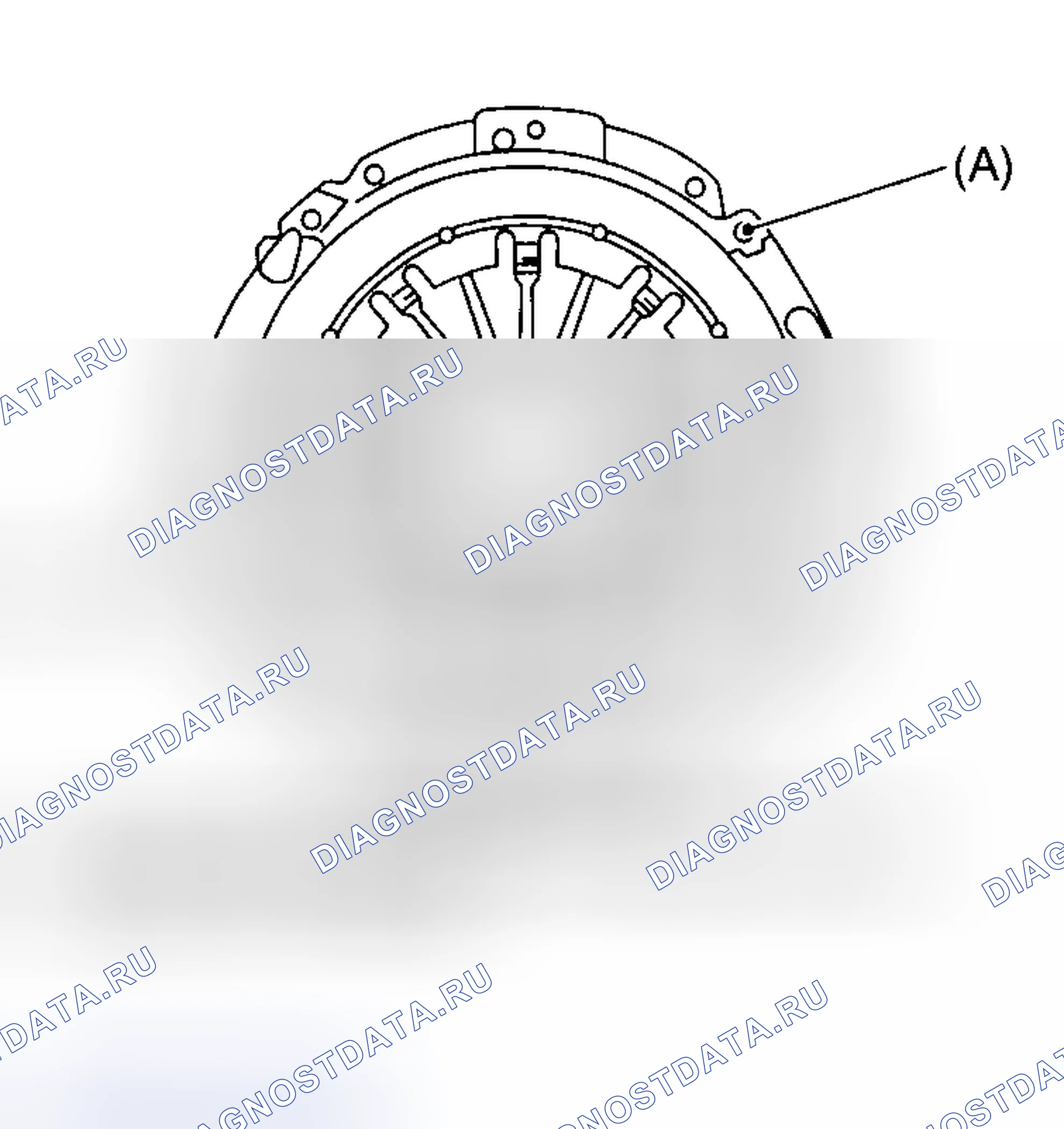 Рис. 67: КРЫШКА СЦЕПЛЕНИЯ. Subaru Impreza GD/GC/GG рестайлинг