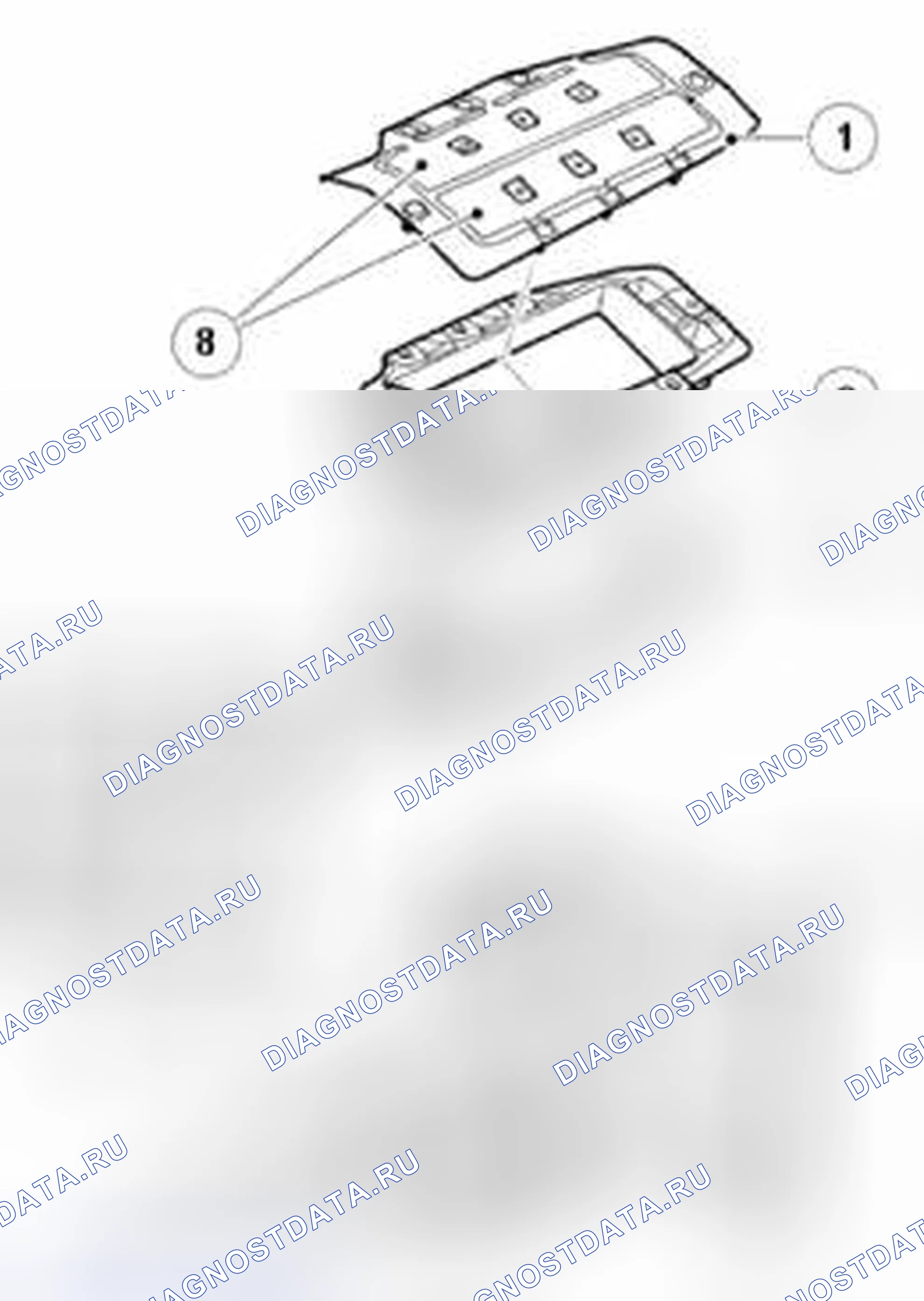 Рис. 21: ПОДУШКА БЕЗОПАСНОСТИ ДЛЯ ПАССАЖИРОВ. Land Rover Range Rover Sport L320