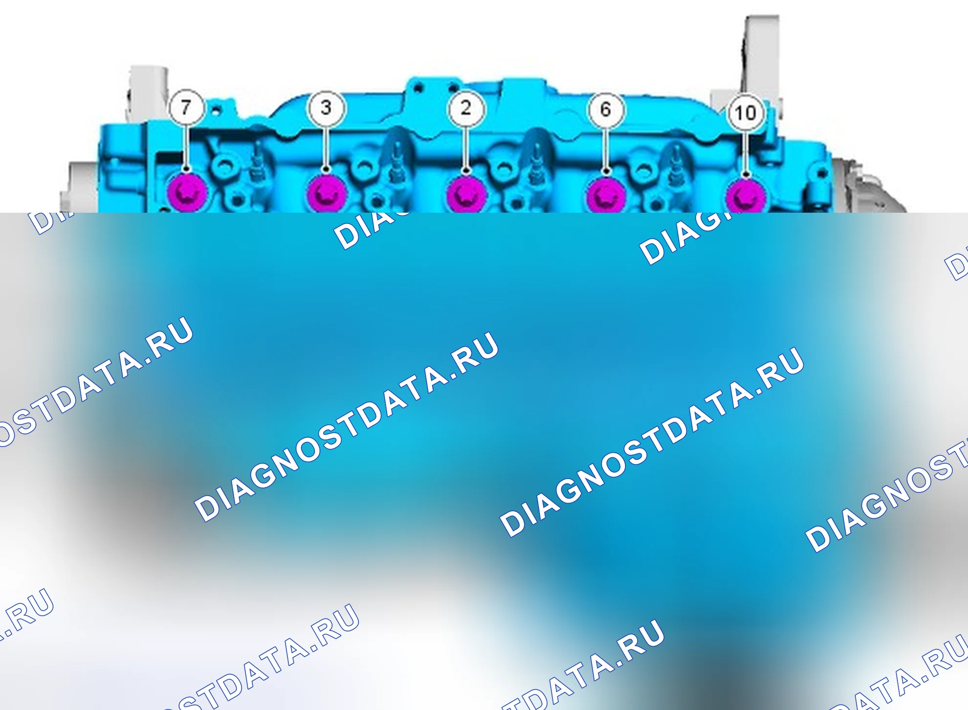 Сборка двигателя. Ford Grand C-MAX II
