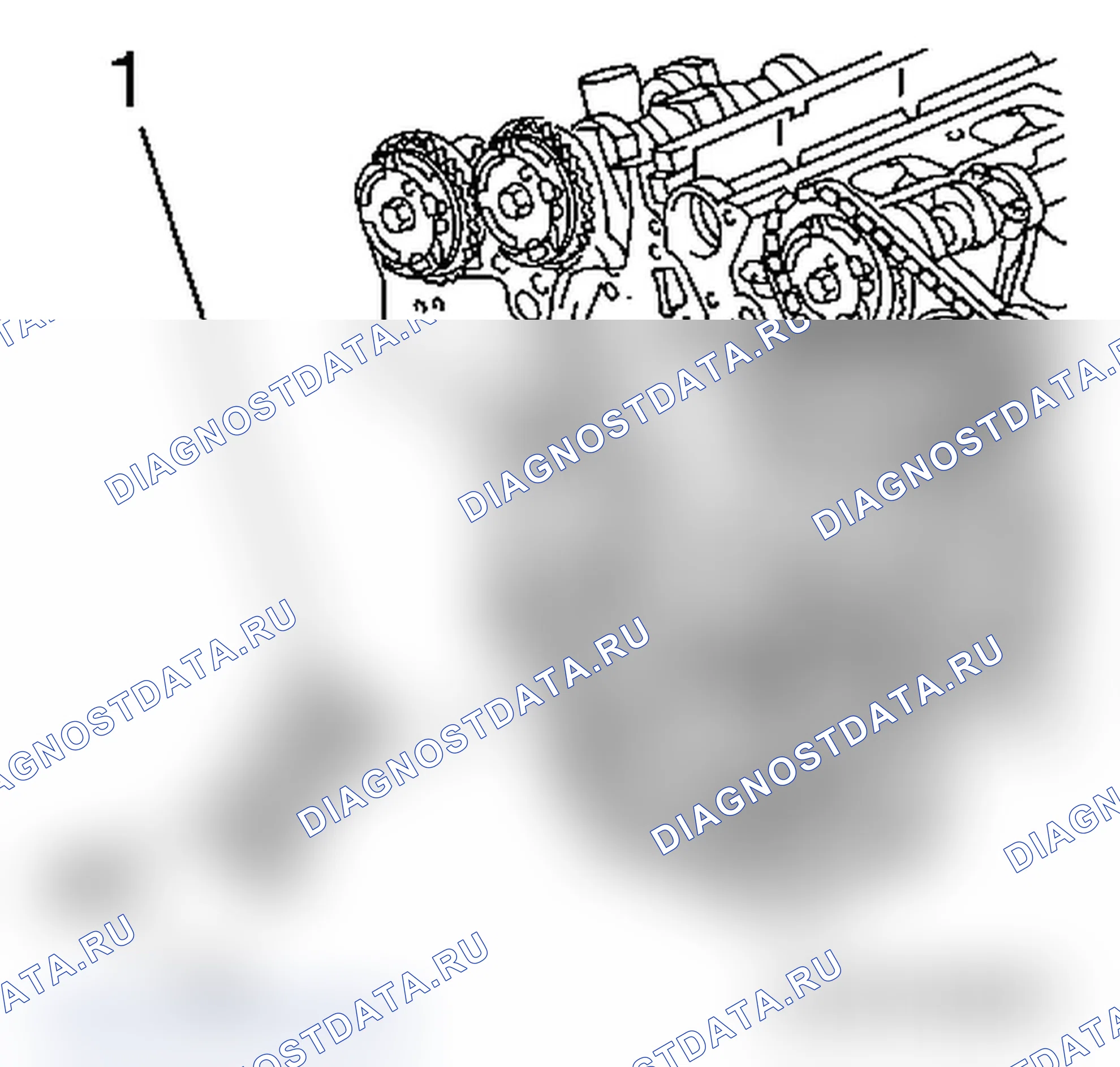 Замена направляющего рельса (вторичная цепь) цилиндров 2-4-6. Opel Vectra C