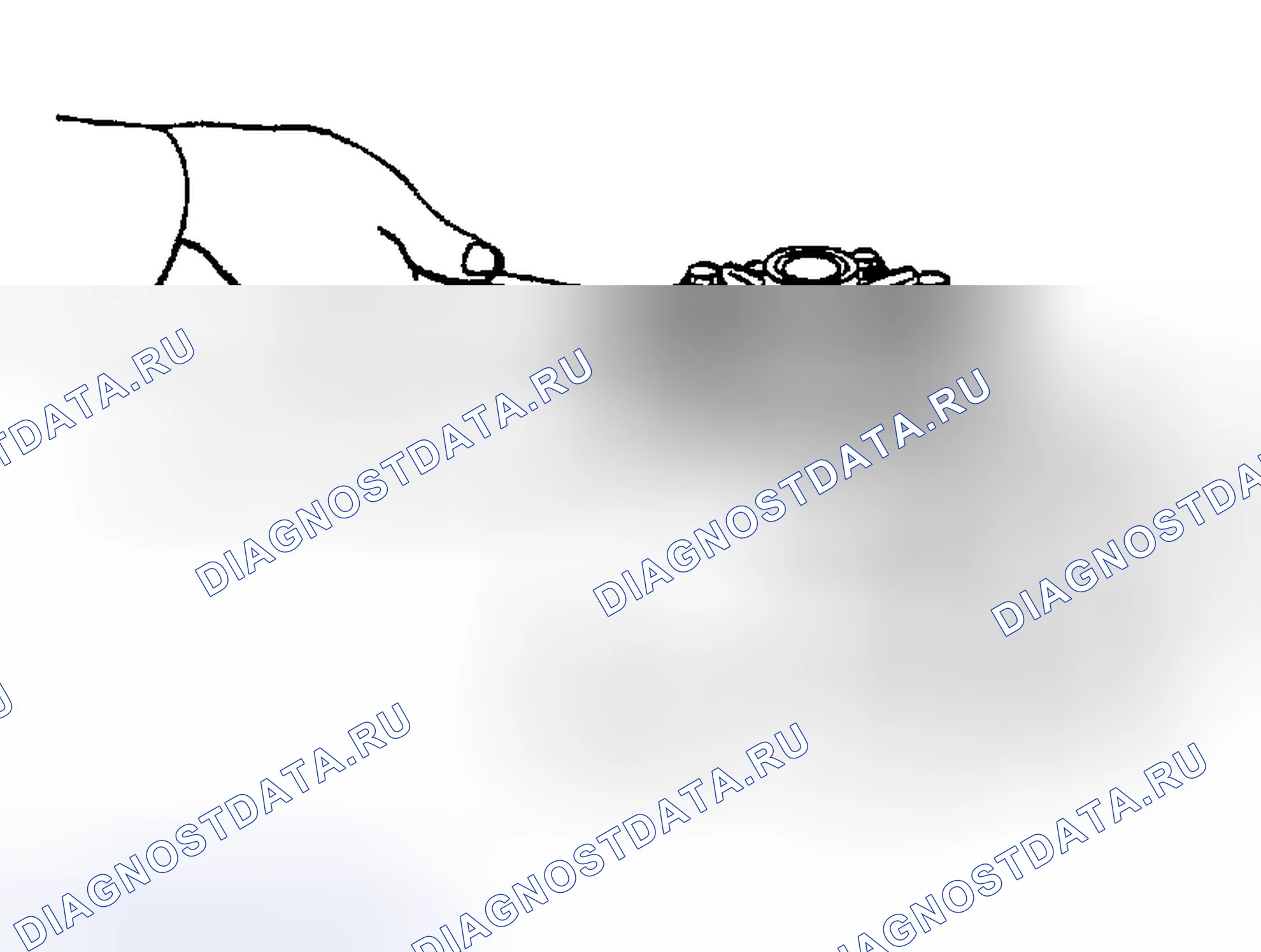 Рис. 191: < < D > > СНЯТИЕ ВЕДУЩЕЙ ШЕСТЕРНИ. Mitsubishi Montero III