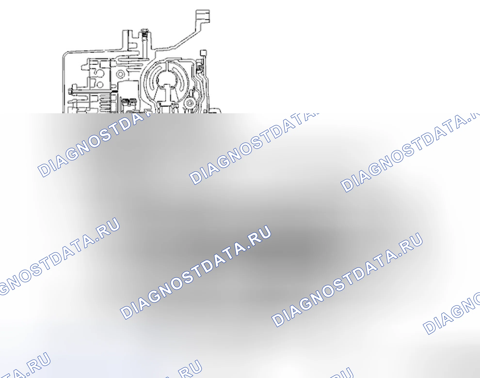 Рис. 1482: Механическая система. Volvo S80 I рестайлинг