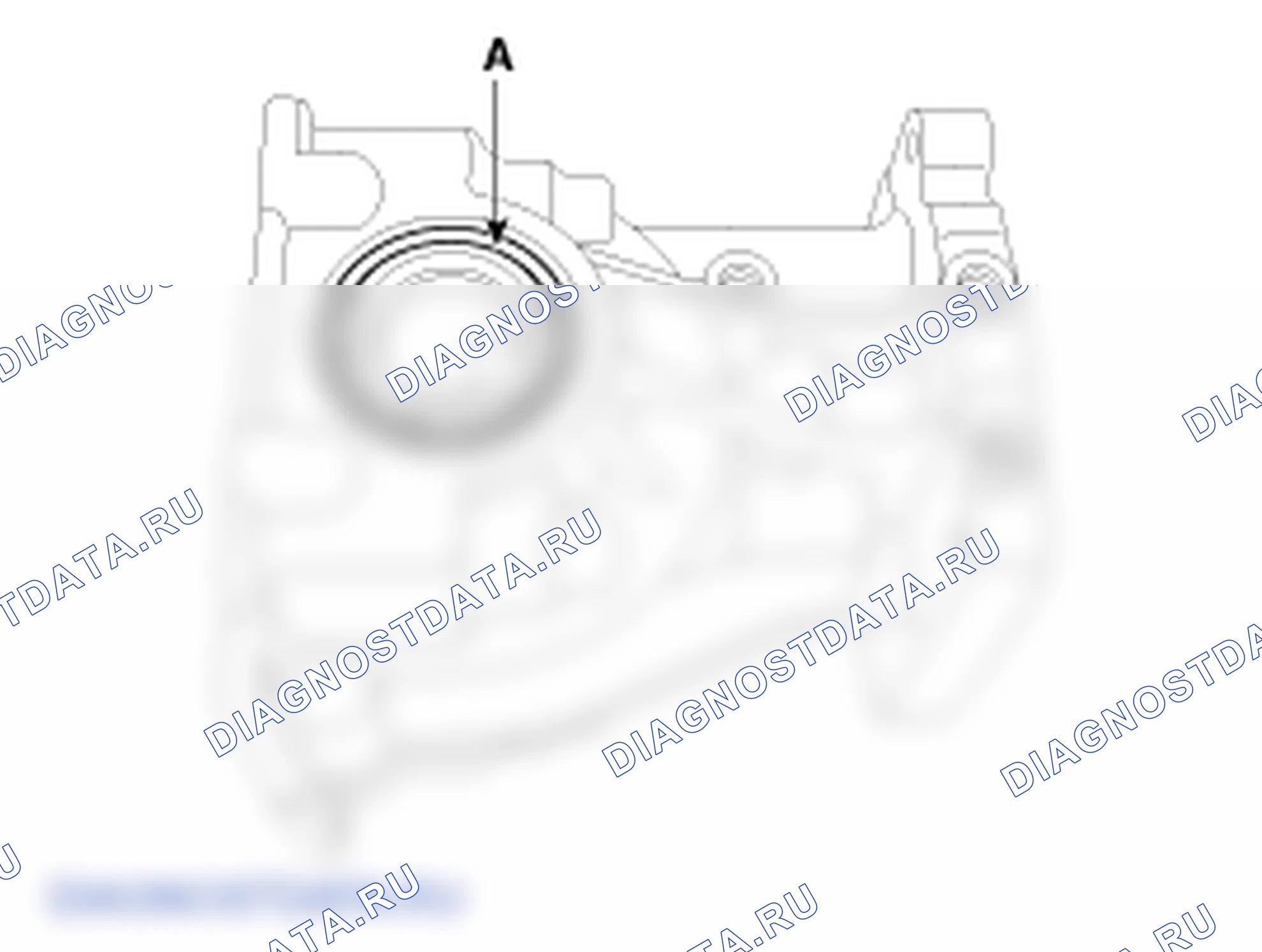 Разборка заднего держателя дифференциала. Hyundai ix35 EL
