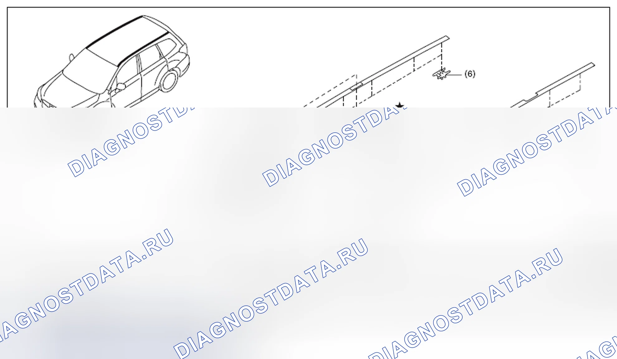 Рис. 114: ФОРМОВКА КРЫШИ. Subaru Forester SJ