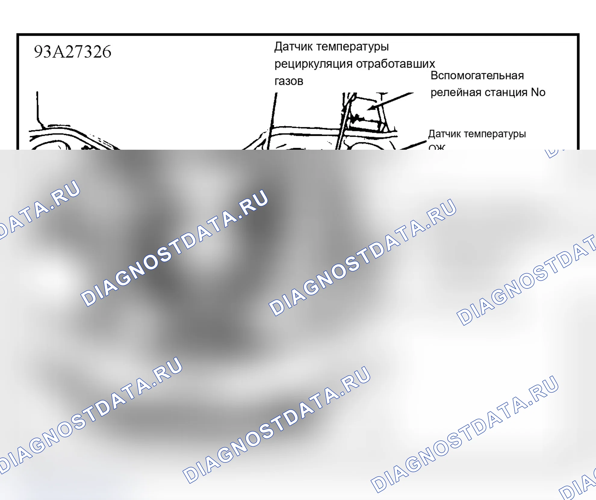 Рис. 1: Расположение компонентов (1 из 2). Audi 100 C4