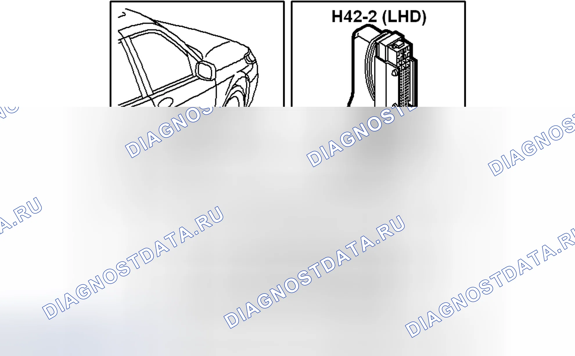 Рис. 179: Разъем H42-2. Kia Picanto III