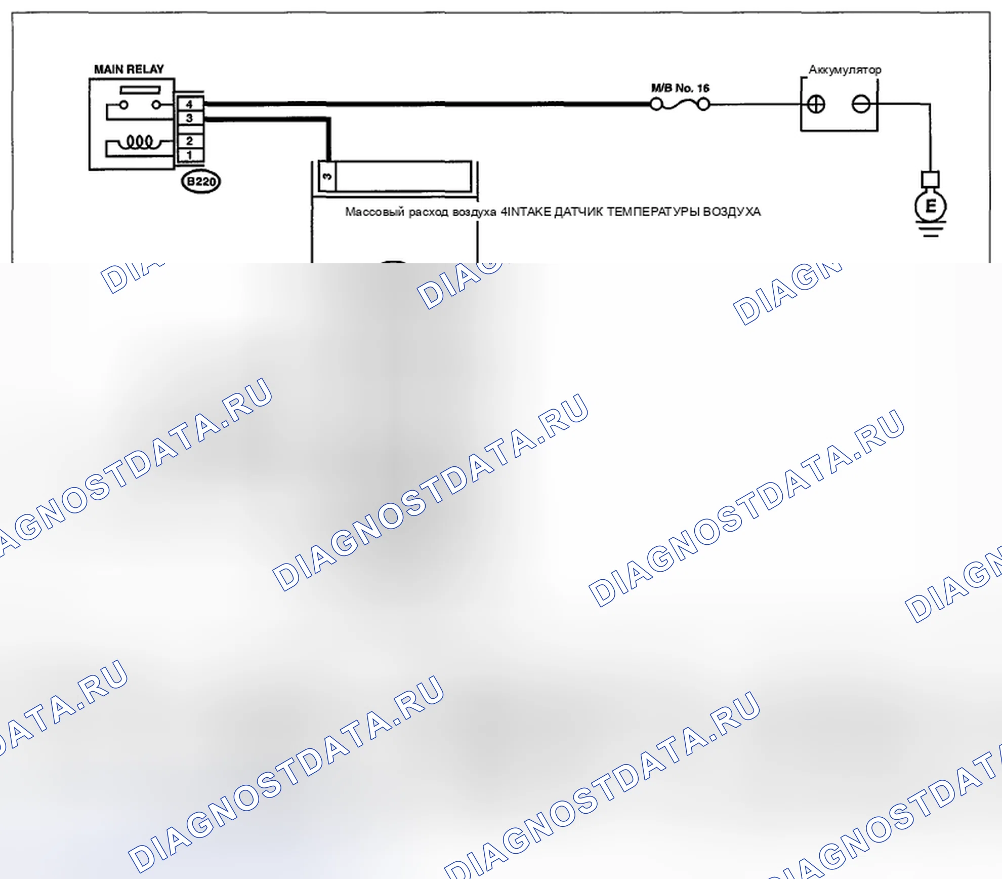 Рис. 9: электросхема. Subaru Legacy BM/BR