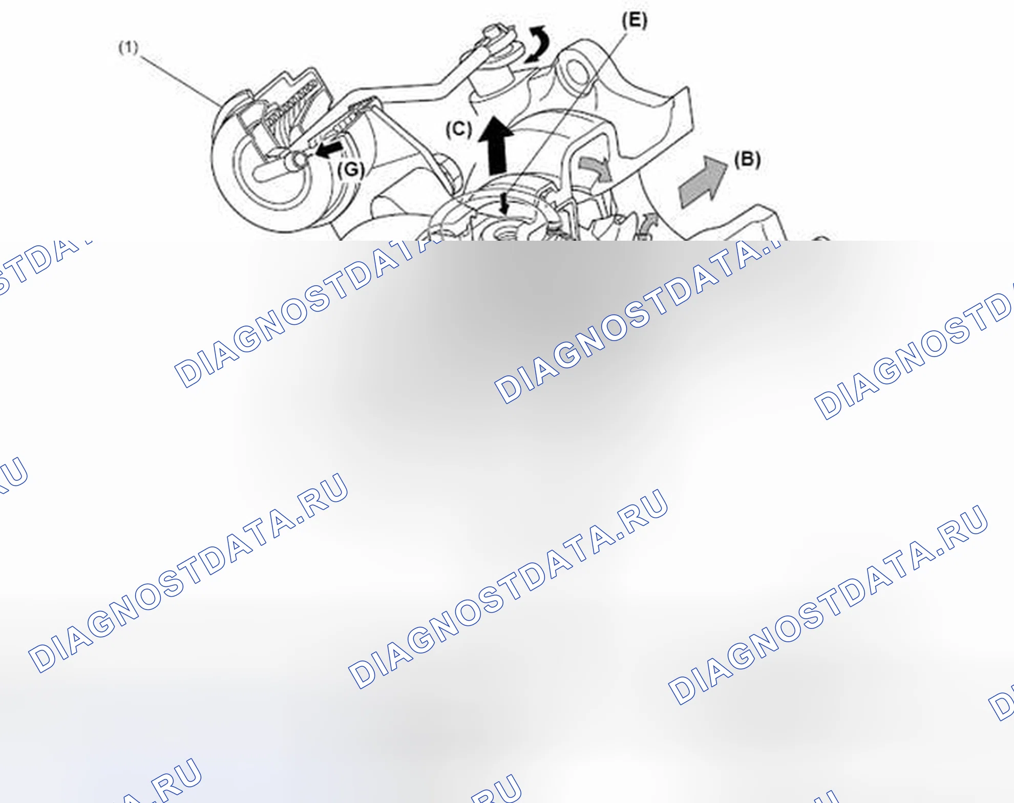 Рис. 481: ТУРБОКОМПРЕССОР. Subaru Outback BR