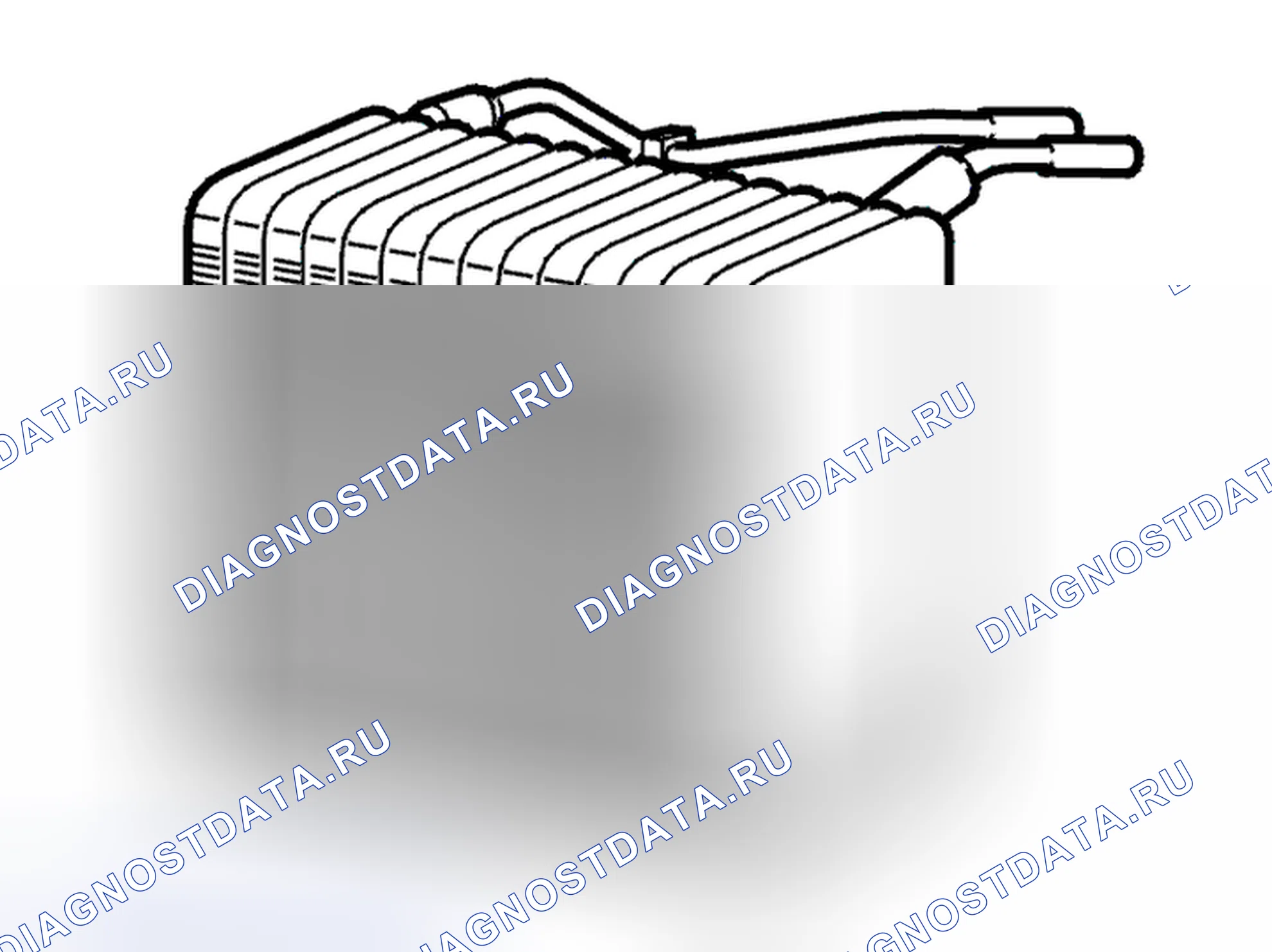 Рис. 699: Проверка / очистка испарителя. Volvo C70 I