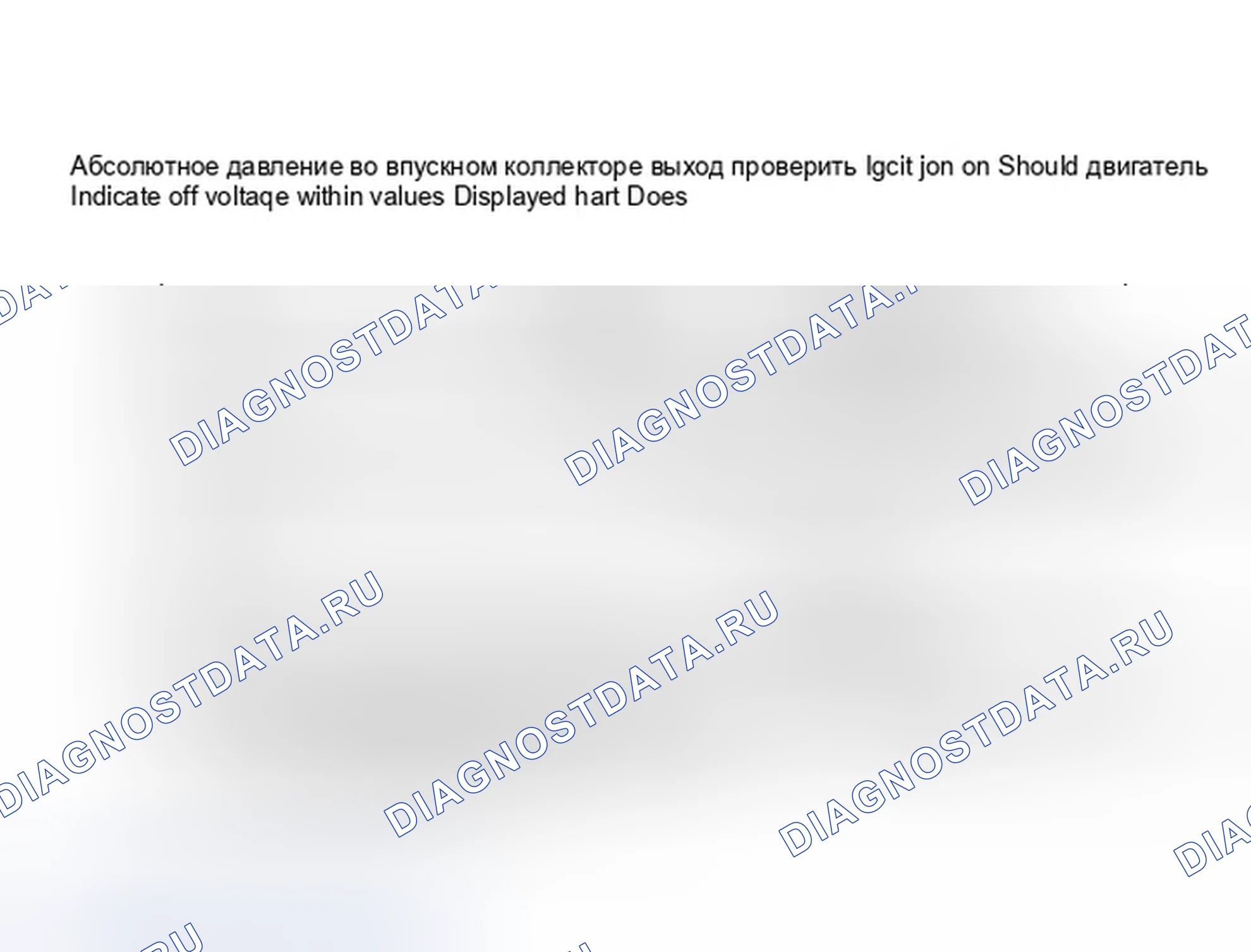 Рис. 32: Проверка выходных данных абсолютное давление во впускном коллекторе. GMC Cab & Chassis R3500 