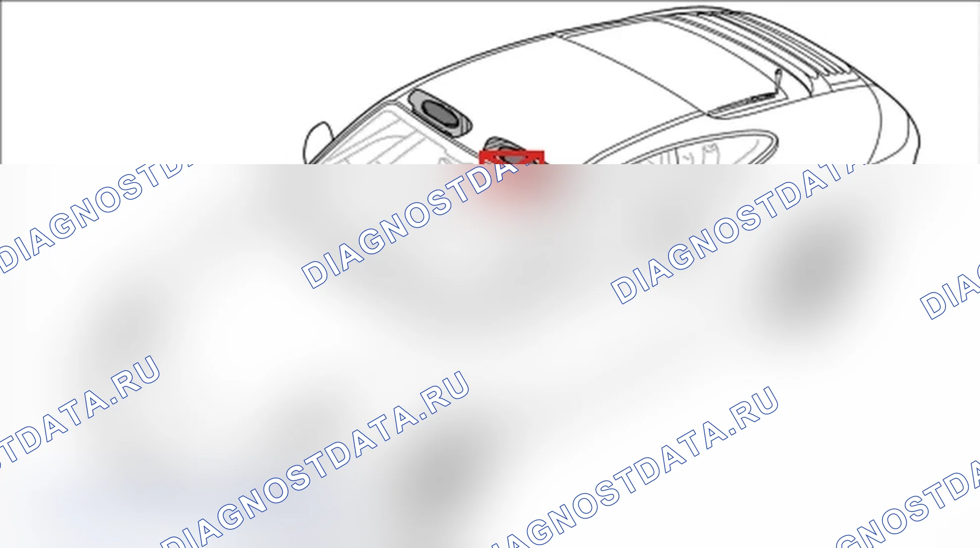 Рис. 77: Снятие солнцезащитного козырька. Porsche 911 GT3 997