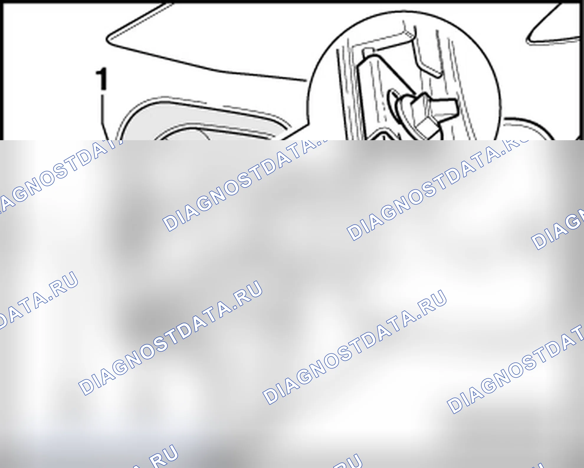 Рис. 146: ДВЕРНОЙ БЛОК ТОПЛИВОЗАПРАВЩИКА. Volkswagen New Beetle A4