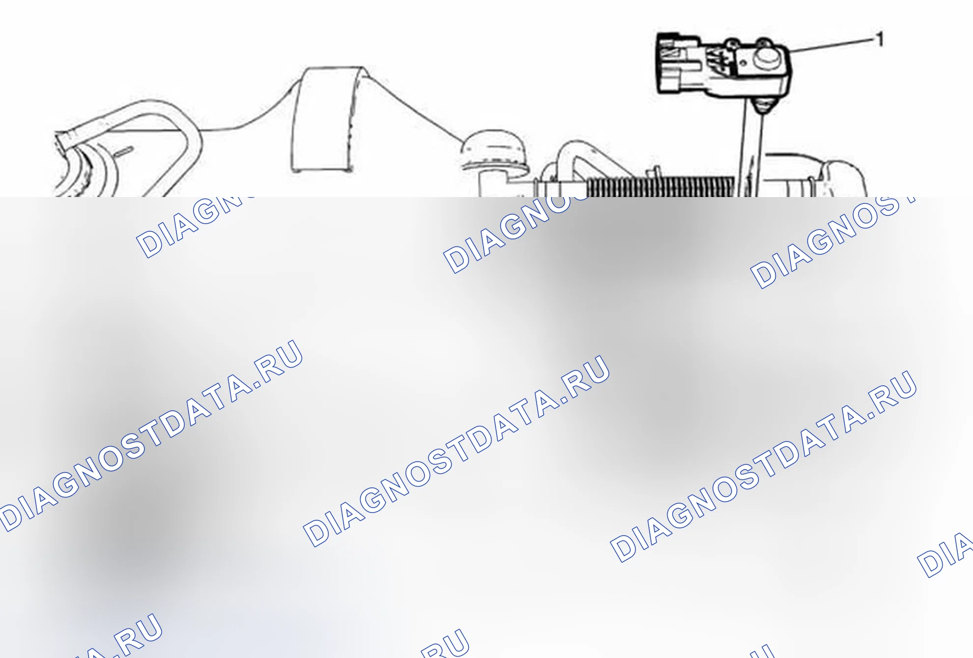 Рис. 17: Замена датчика давления топливного бака. Chevrolet Sonic I