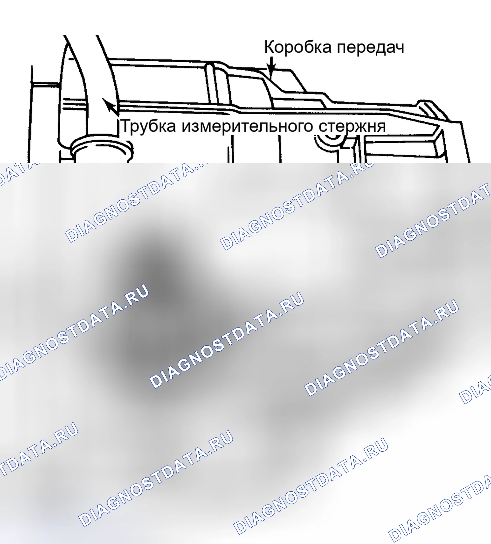Рис. 2: Определение местоположения вакуумной капсулы. Renault Fuego I