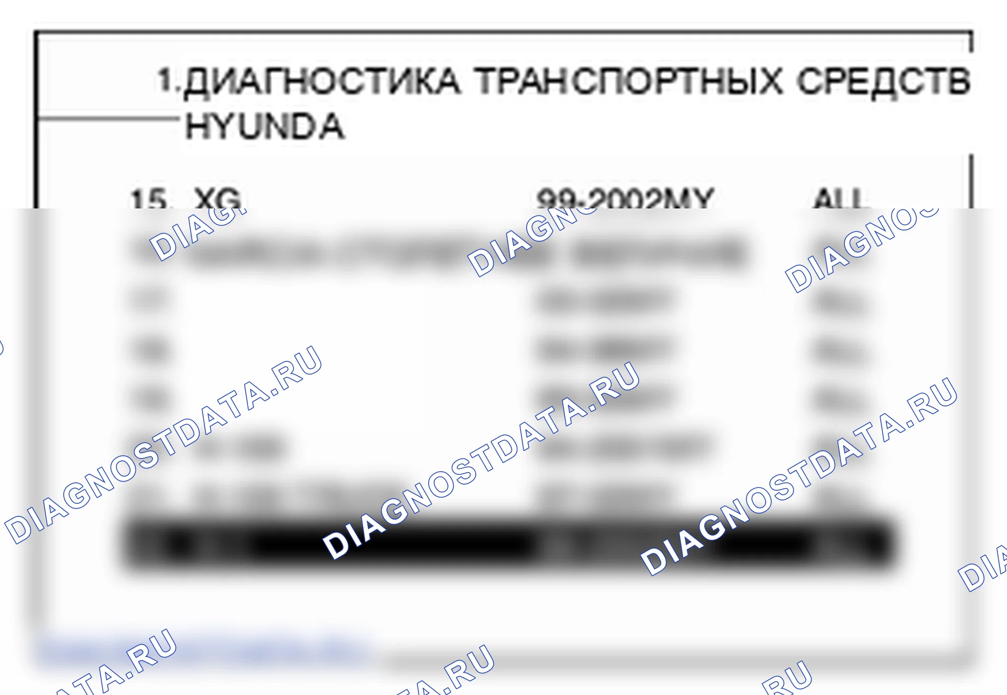 Передатчик. Hyundai H-1 A1