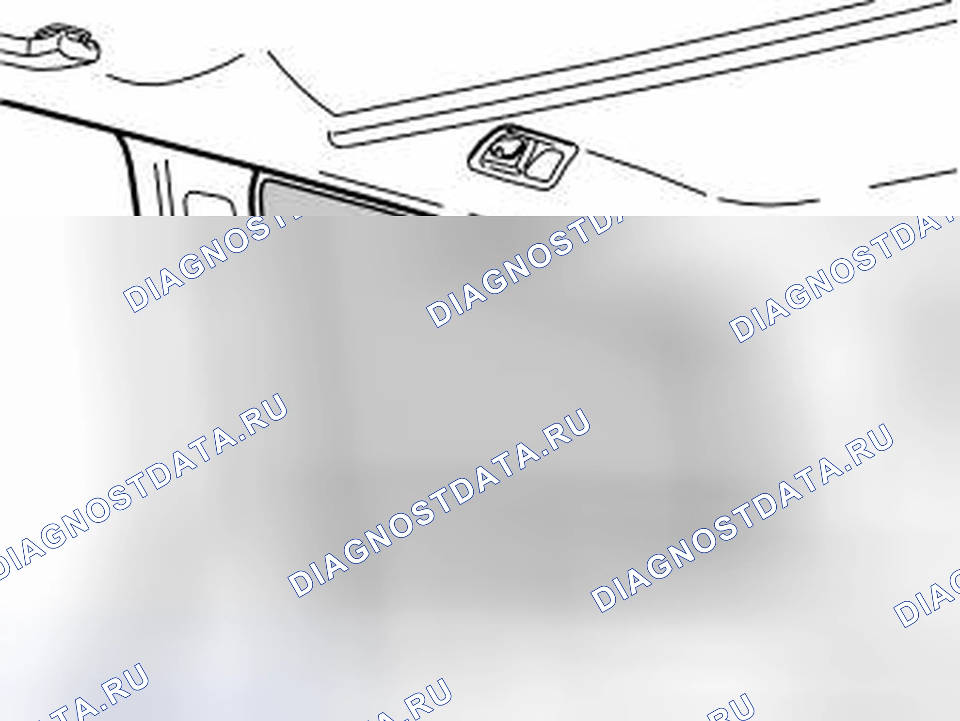 Рис. 412: Установка солнцезащитной шторки. Volvo XC70 I рестайлинг