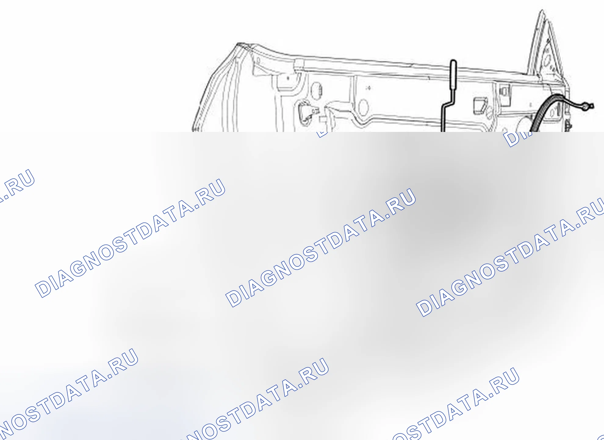 Рис. 43: Дверная защелка. Ford Mustang V рестайлинг 2