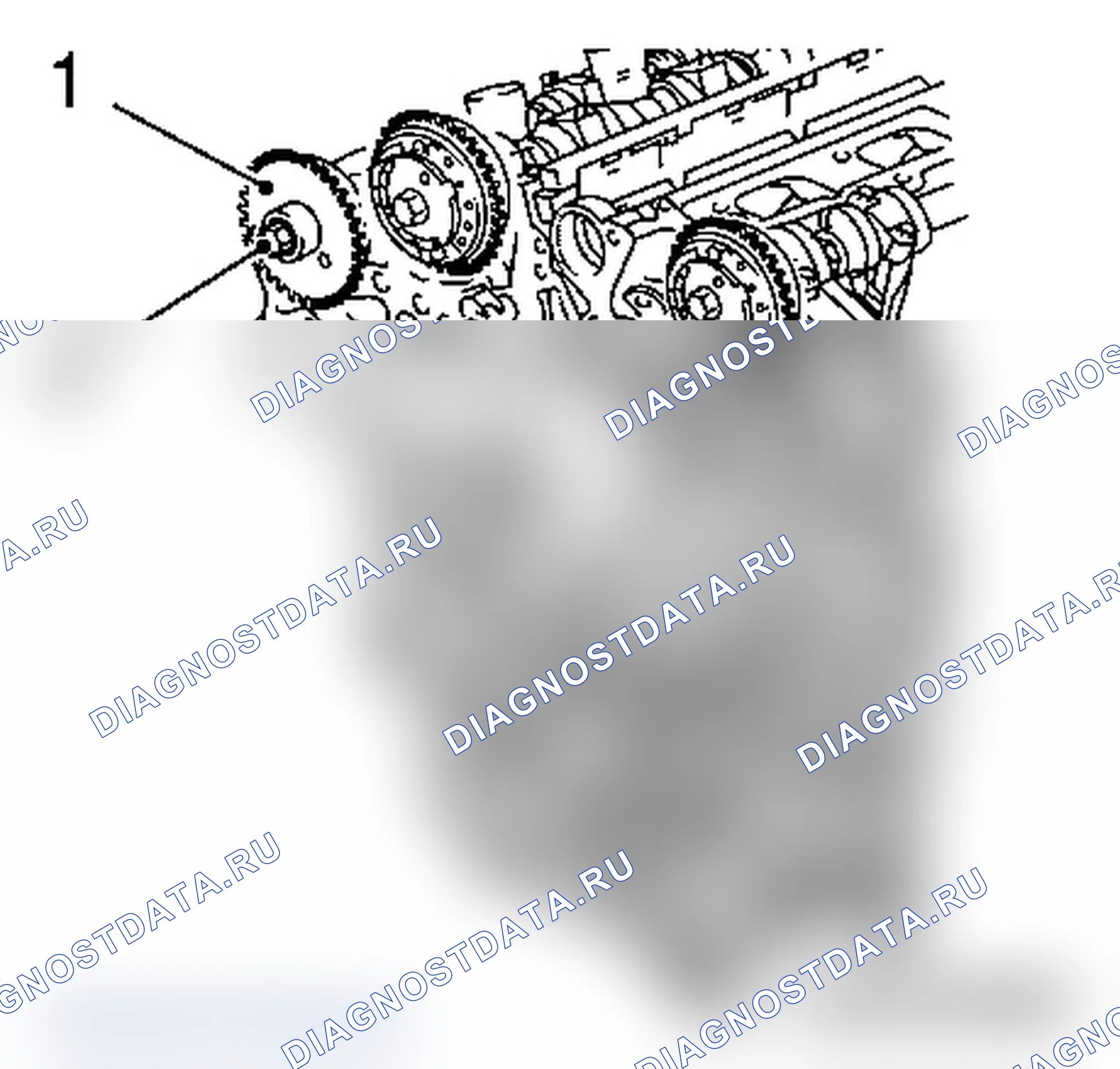 Замена приводной шестерни выпускного распредвала цилиндров 1-3-5 (Z28NEL, Z28NET до ГВ 2006). Opel Vectra C