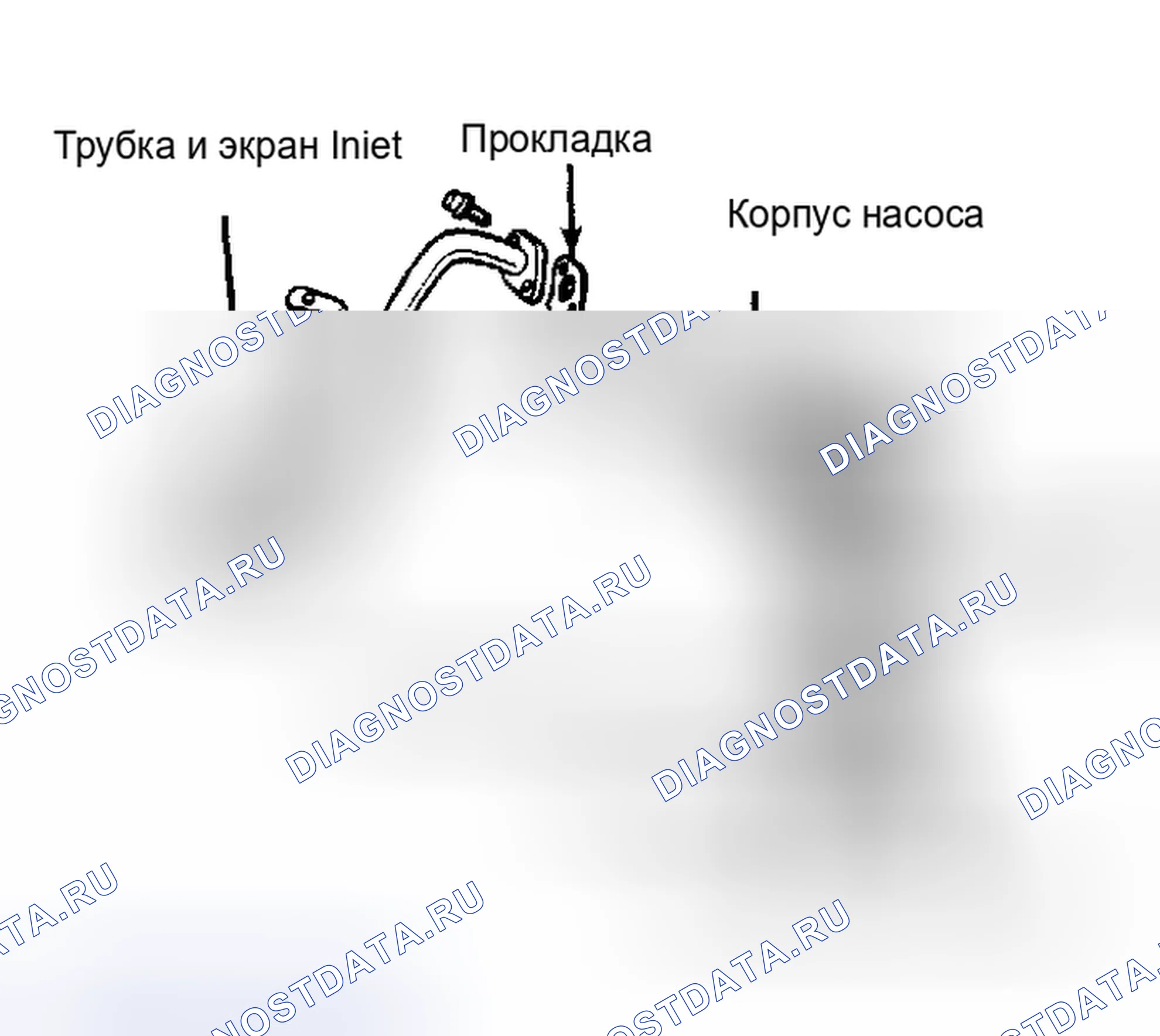 Рис. 34: Масляный насос в сборе Углубление на внешнем роторе должно быть обращено той же стороной, что и идентификационная метка на внутреннем роторе.. Ford Bronco III