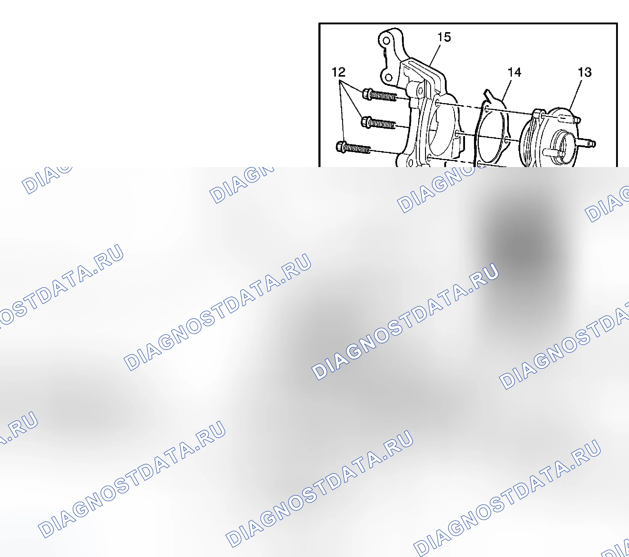 Рис. 2: Замена поворотного кулака. Chevrolet Cobalt I