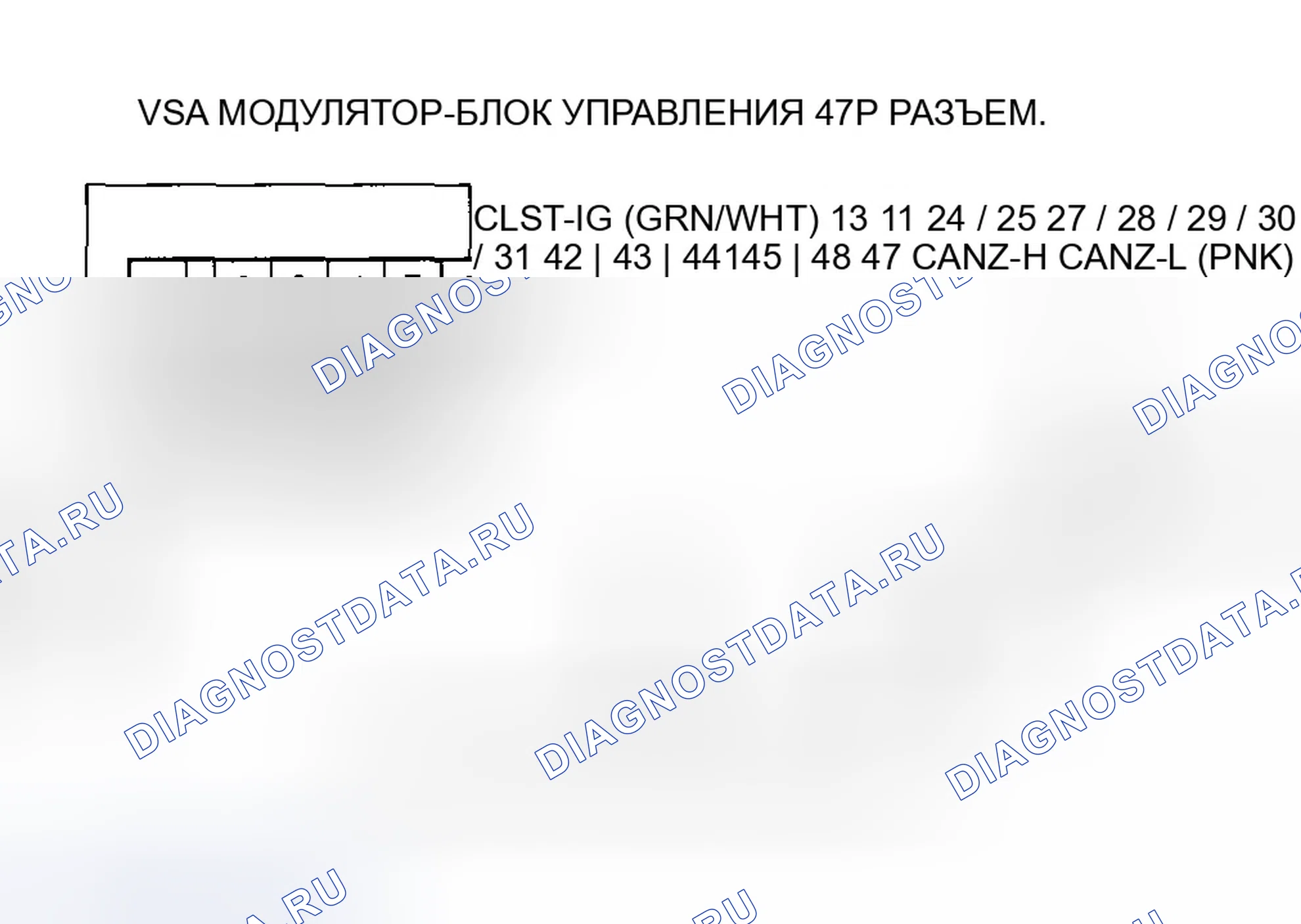 Рис. 6: расшифровка кода ошибки 25: датчик скорости рыскания (внутри кластера датчиков); расшифровка кода ошибки 26: датчик бокового ускорения (внутри S). Honda CR-V II рестайлинг
