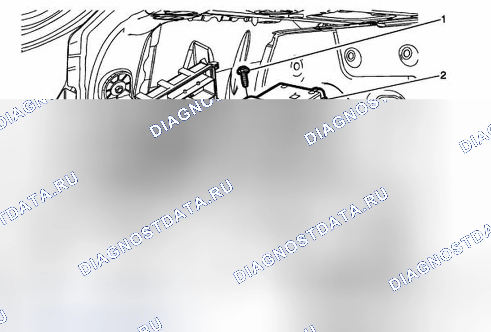 Рис. 80: Замена модуля управления потоком топливного насоса. Cadillac ATS I