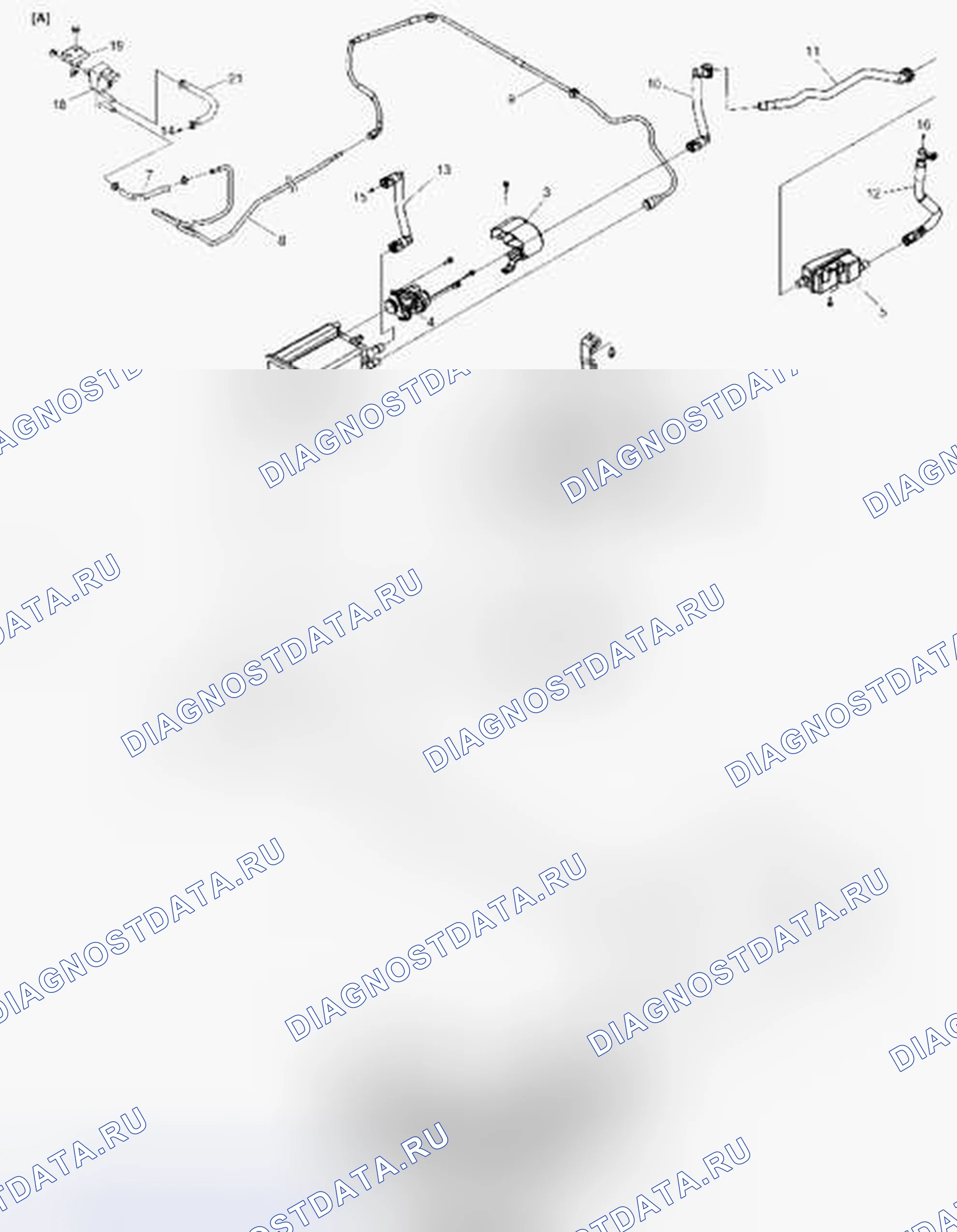 Рис. 46: Компоненты системы EVAP. Suzuki SX4 I рестайлинг