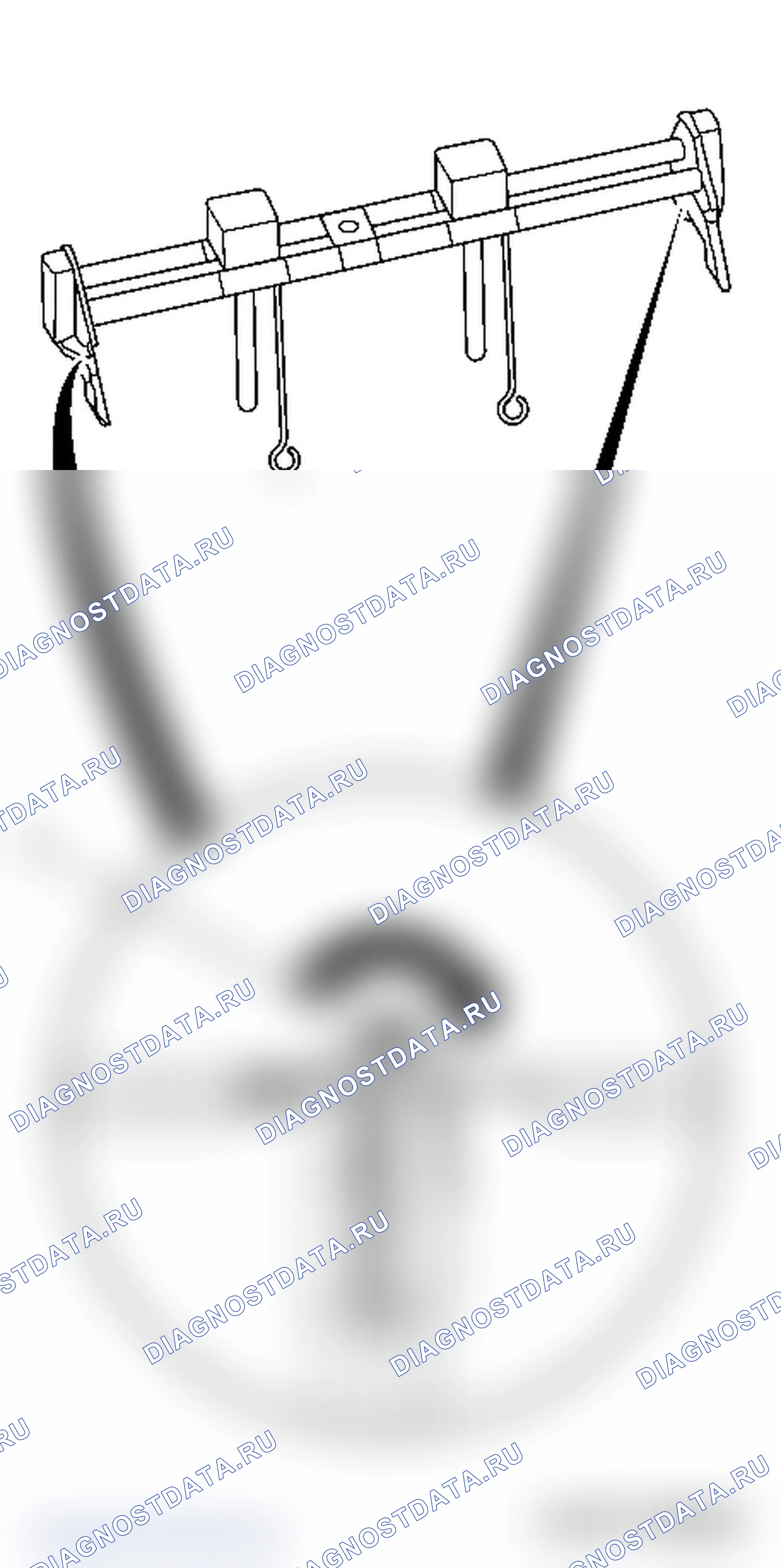 Установить MKM-883-1-A на двигатель. Opel Signum I рестайлинг